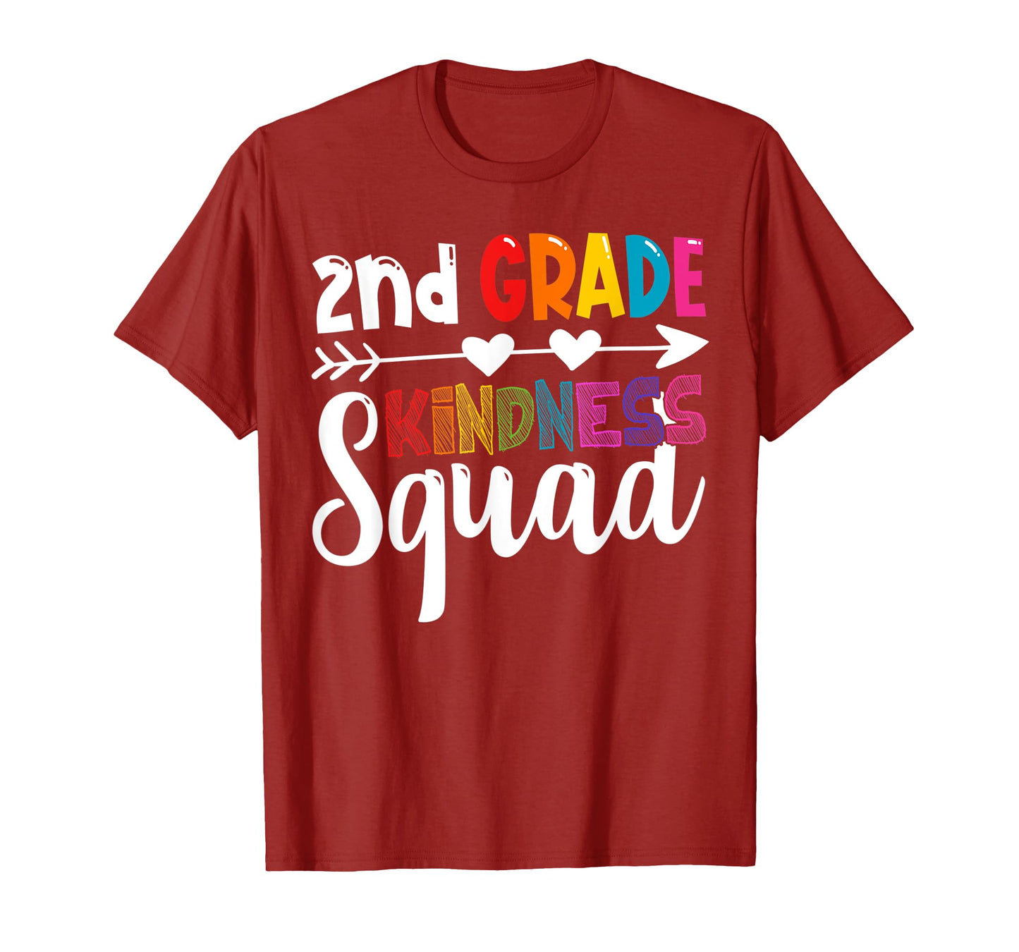 2nd Grade Kindness Squad Second Grade Teacher Anti-Bullying T-Shirt