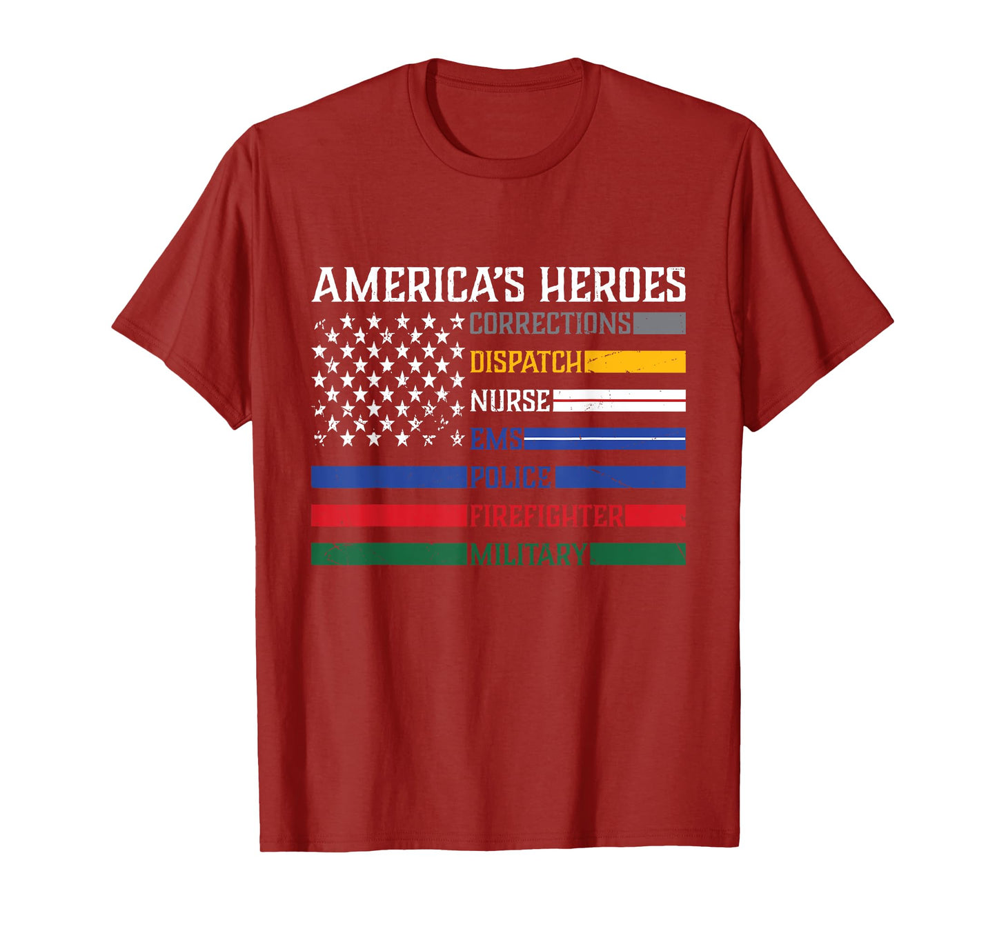 First Responders ,Police, Military, Firefighter, Nurse T-Shirt