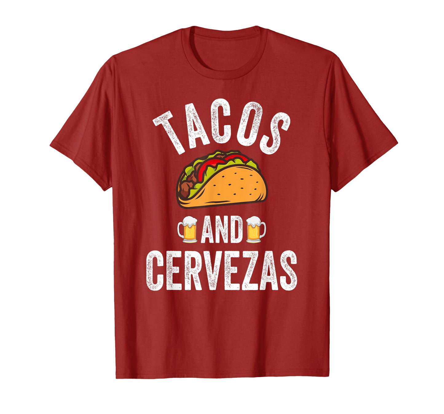 Tacos And Cervezas Shirt Funny Cinco De Mayo Mexican Party T-Shirt