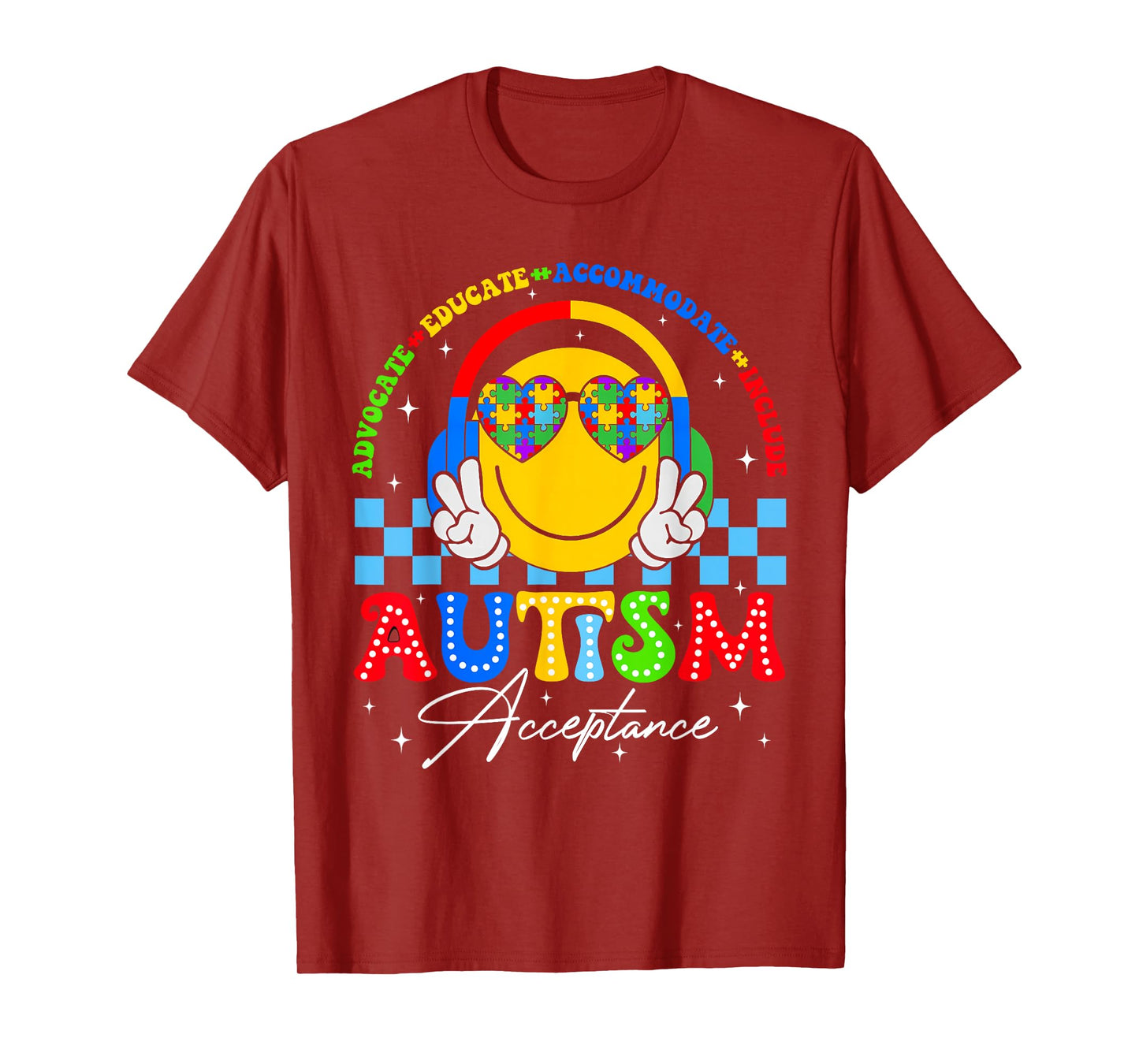 Autism Awareness Acceptance Special Education Teacher Kids T-Shirt