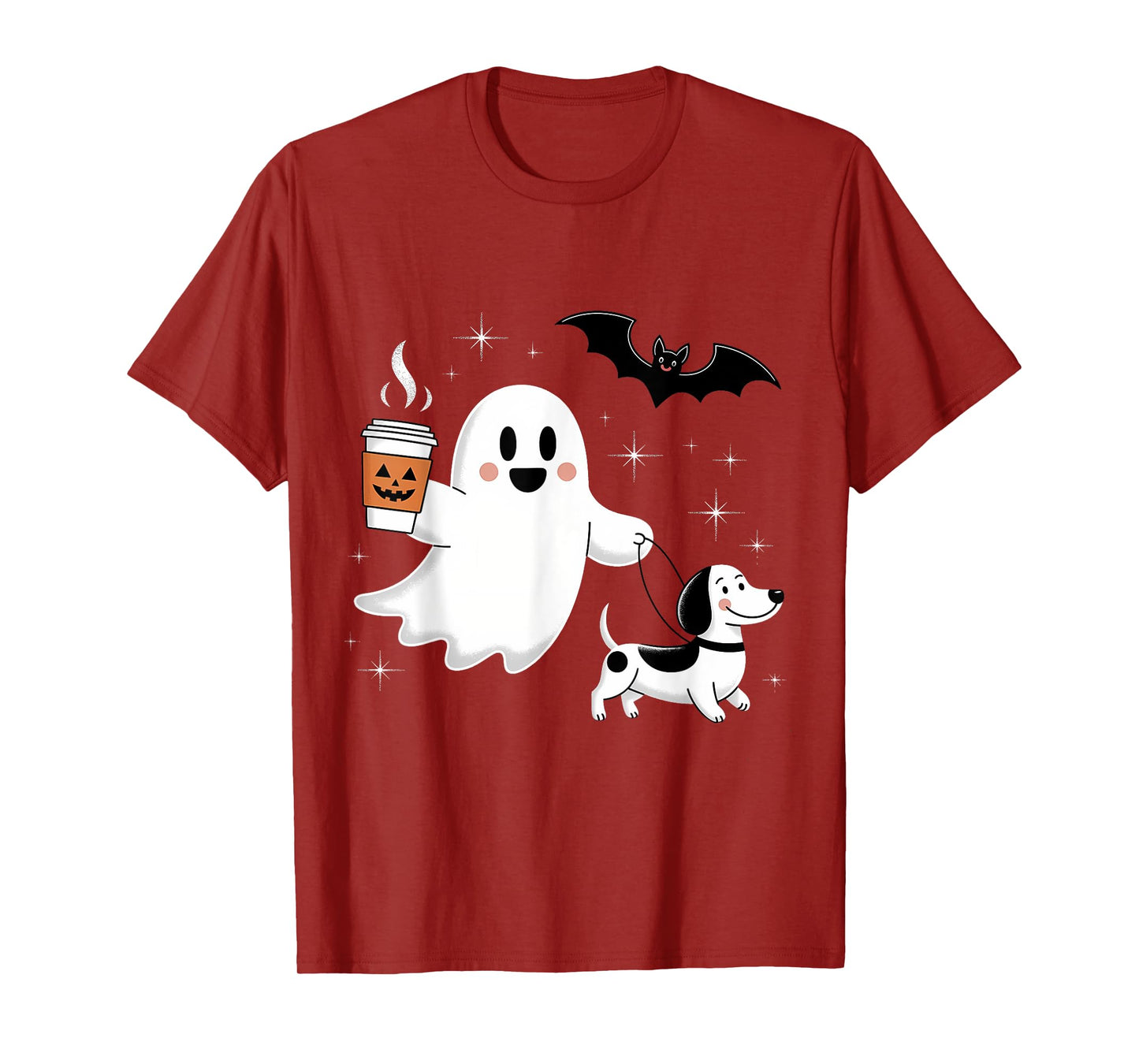Funny Dachshund Halloween Spooky Season Weenie Dog Men Women T-Shirt