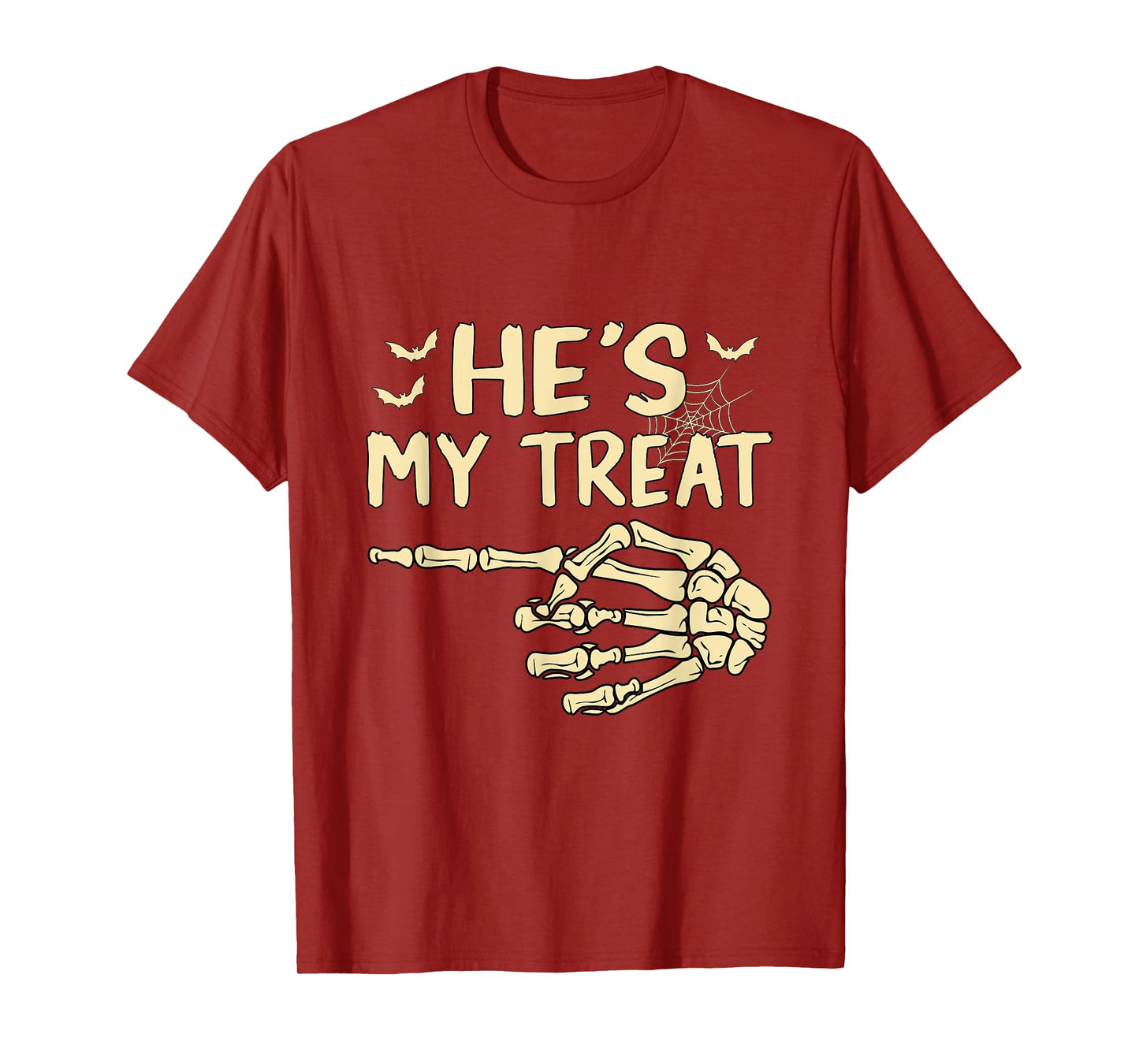 He’s My Treat Matching Couple Halloween Costume Girlfriend T-Shirt