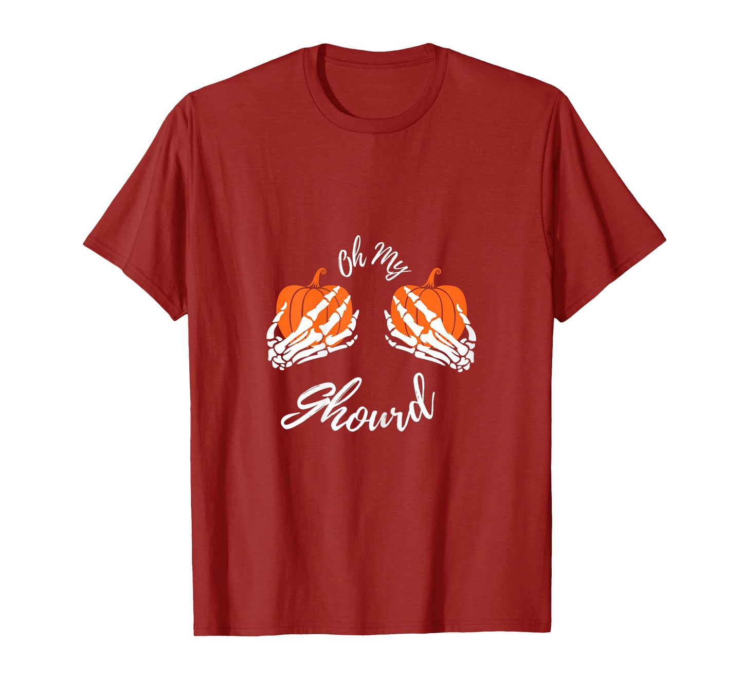 Spooky Fun Skeleton Pumpkin Halloween Women's Tee T-Shirt