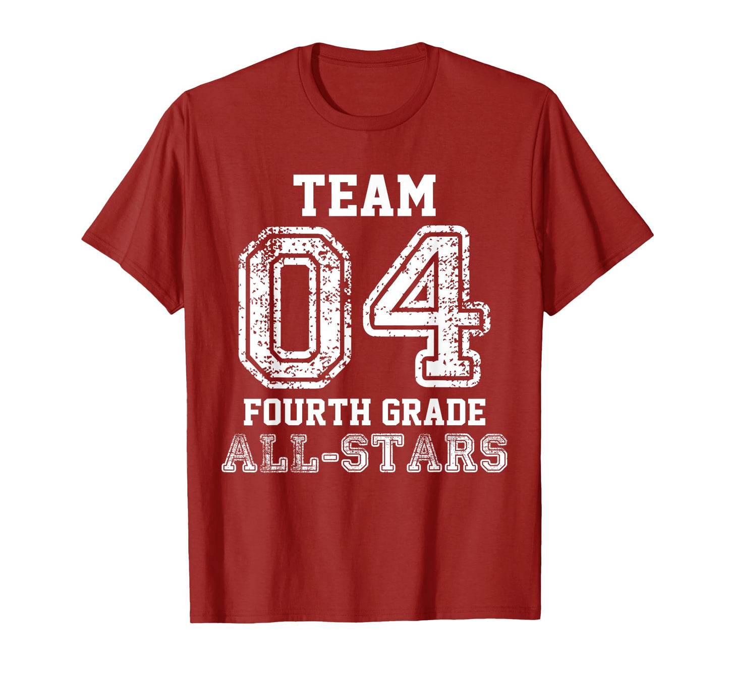 School Team 4th Grade All-Stars Sports Jersey T-Shirt