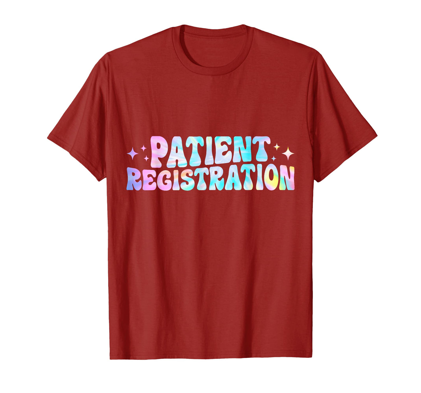 Patient Registration Registrar Emergency Department Tie Dye T-Shirt