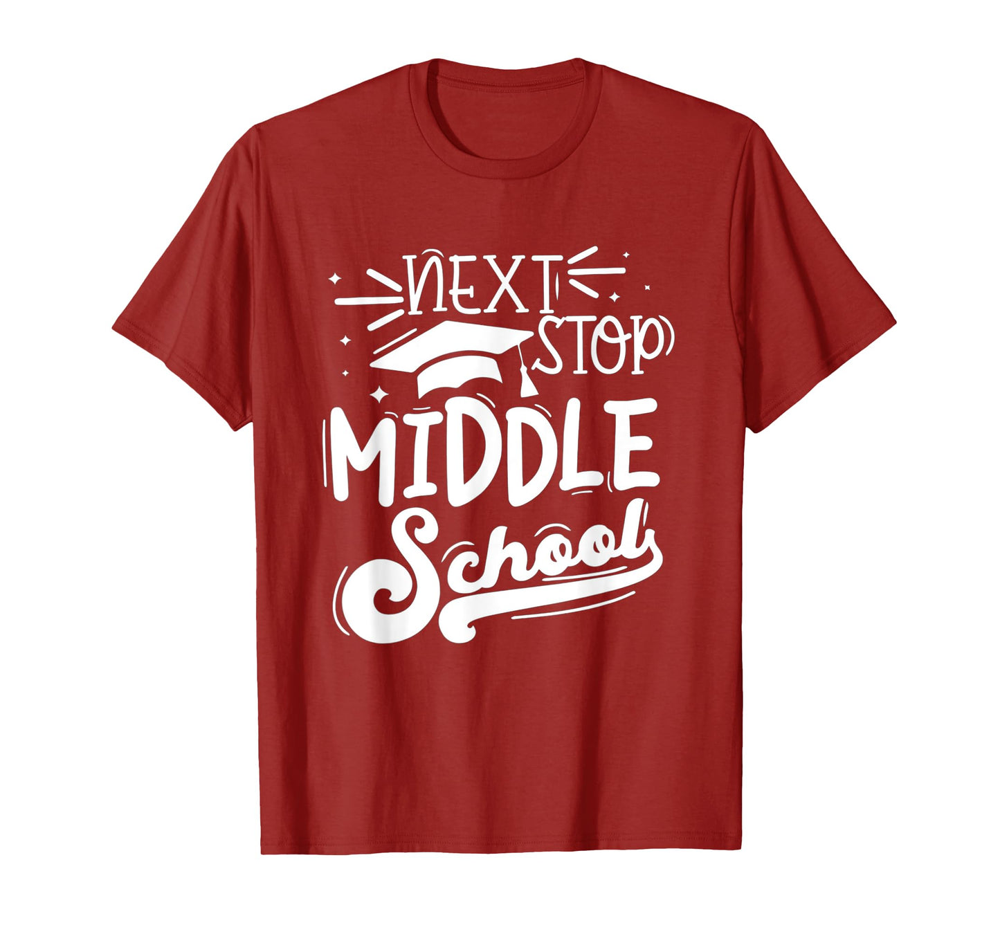 Next Stop Middle School Fifth Grade Graduation Summer Break T-Shirt