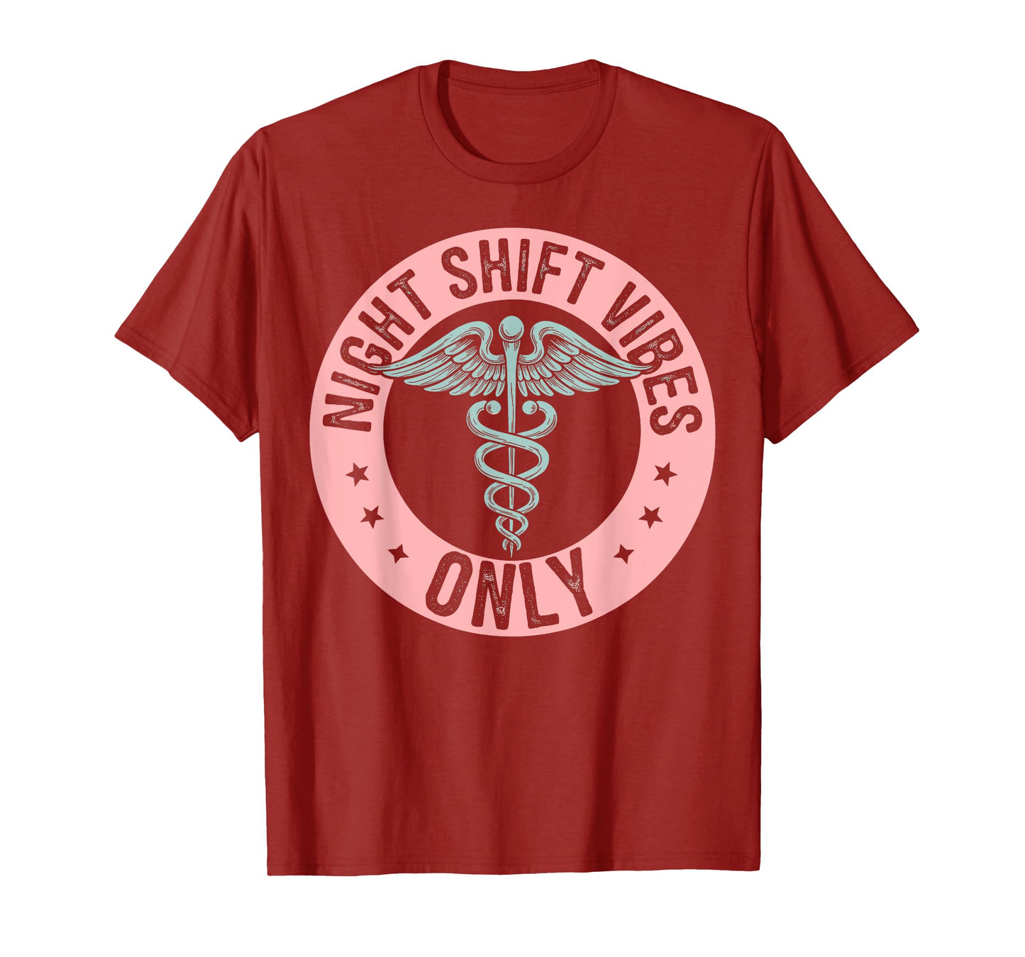 Night Shift Vibes Only Night Shift Nurse Nursing T-Shirt