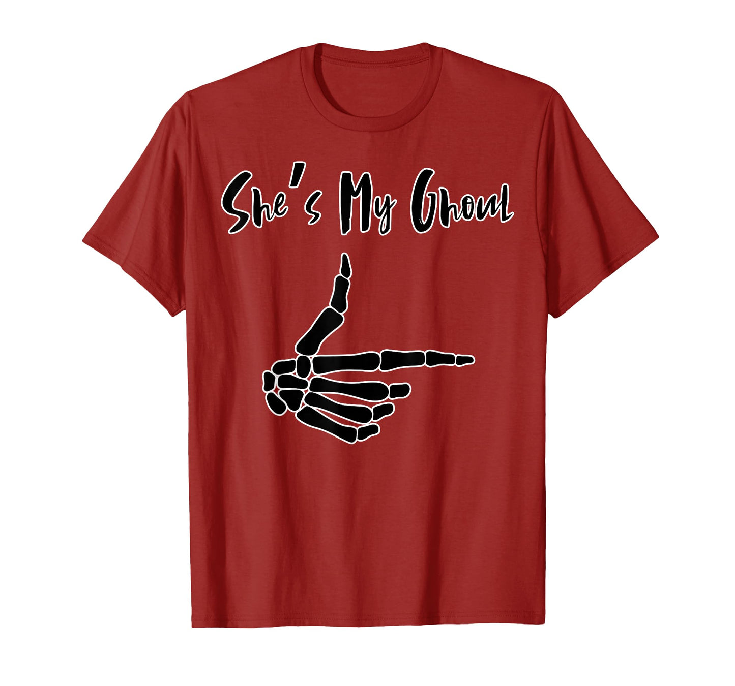 Couple's Halloween She's My Ghoul Girlfriend Tee T-Shirt