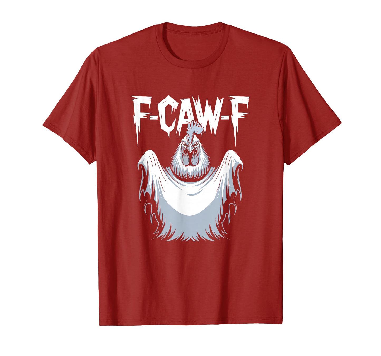 Ghost Rooster Meme F-Caw-F Halloween T-Shirt