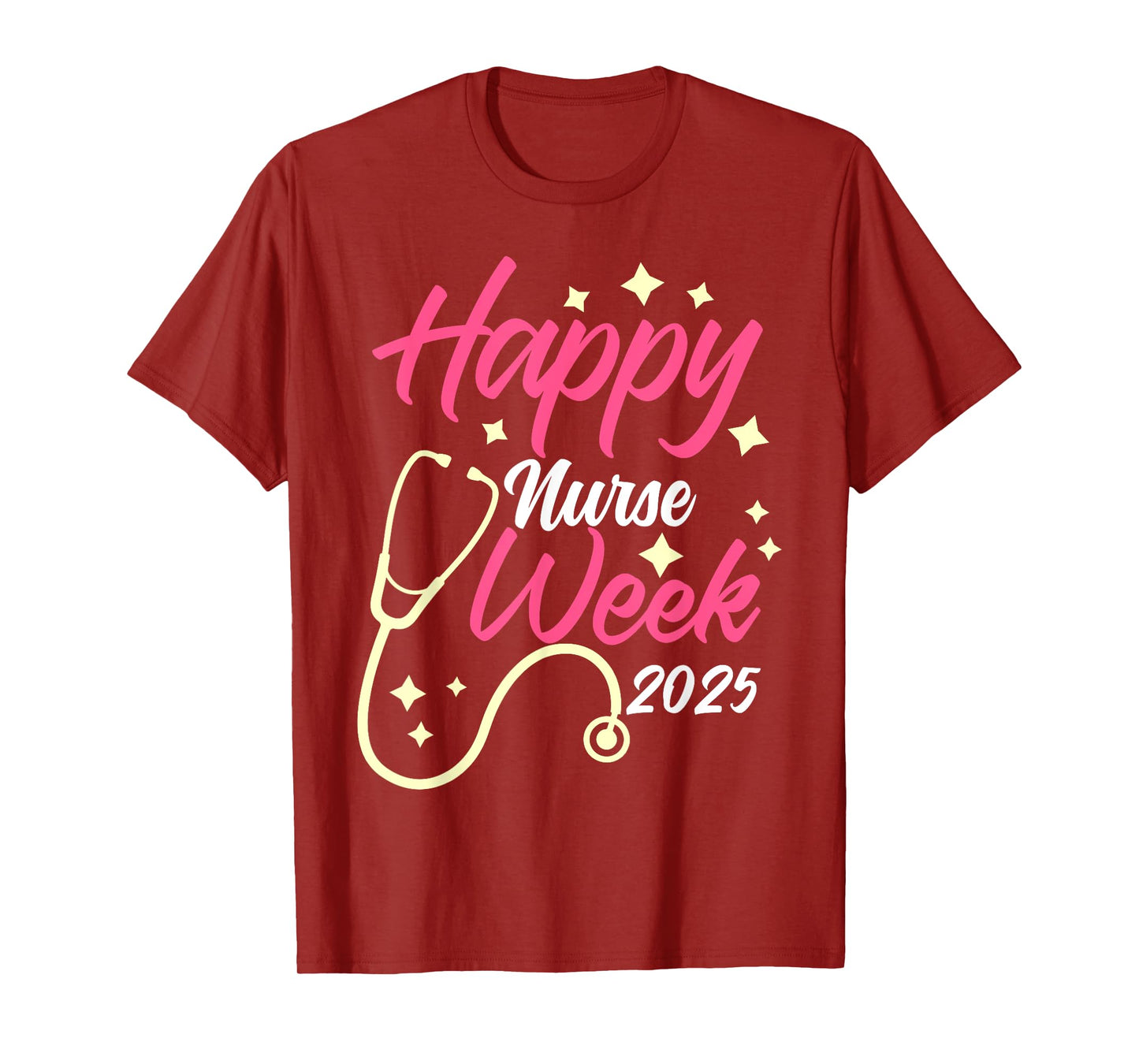 Retro Nurse Week Men Women Happy Nurse Week 2025 Girl Boy T-Shirt
