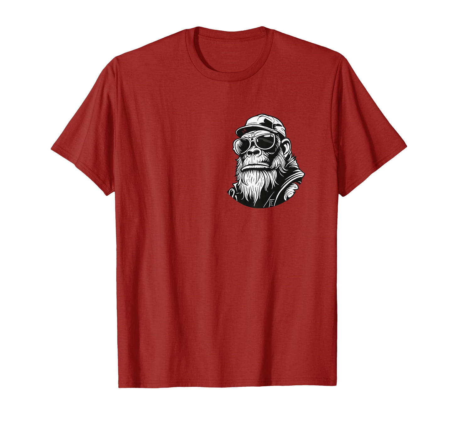 Touch My Beard and Tell Me I'm Pretty Monkey (2 Side) T-Shirt