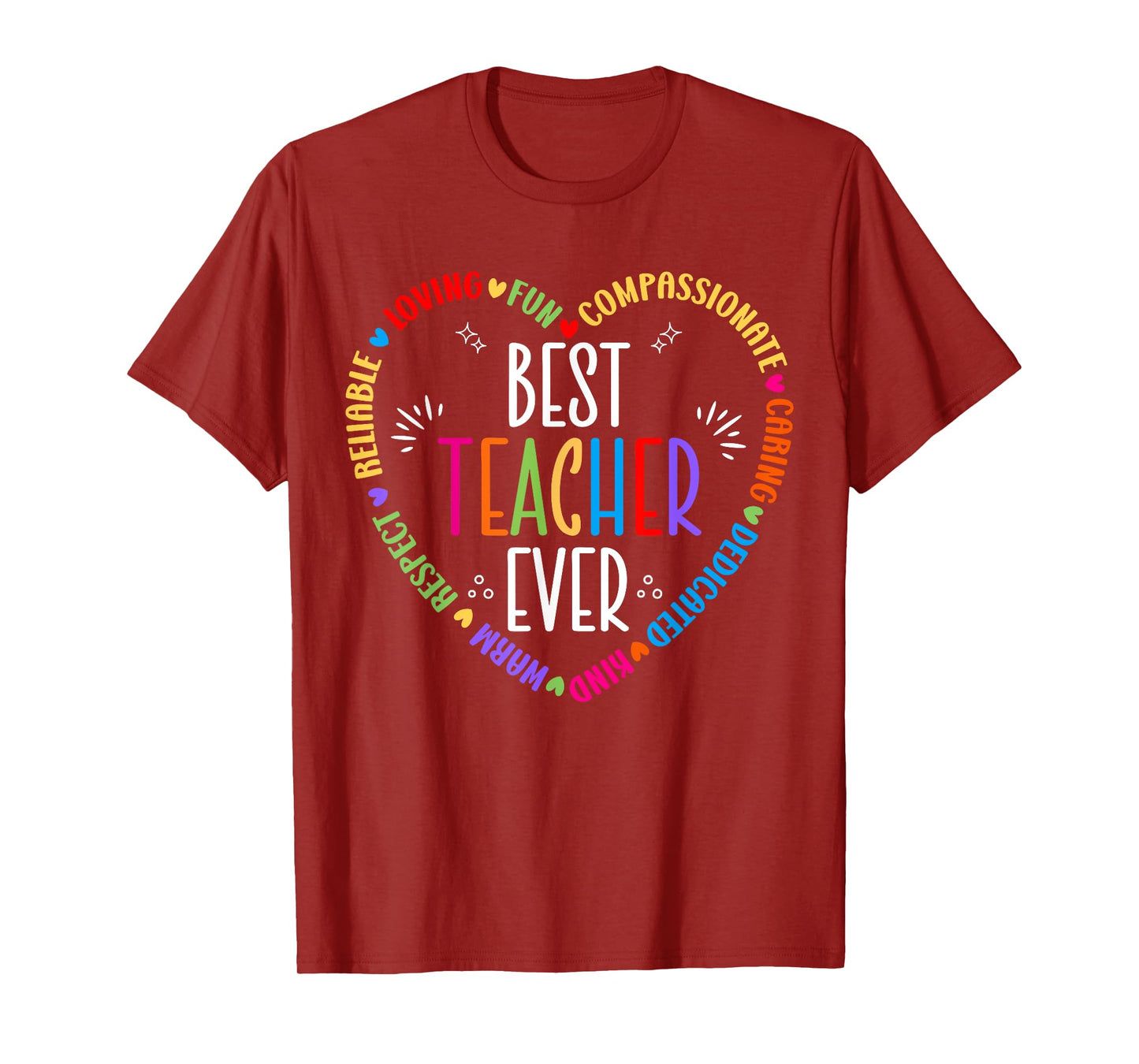 Best Teacher Ever Teacher Motivational Appreciation T-Shirt