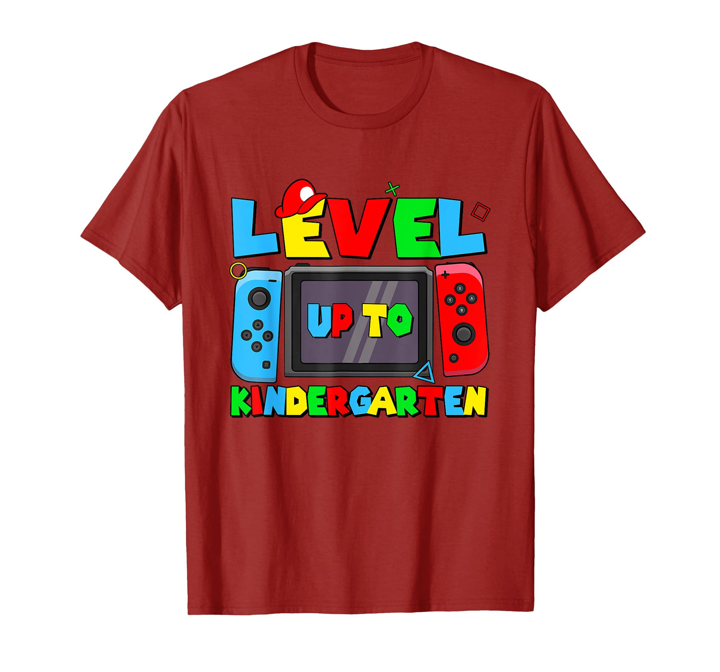 Level Up To Kindergarten Back To School First Day Kids T-Shirt