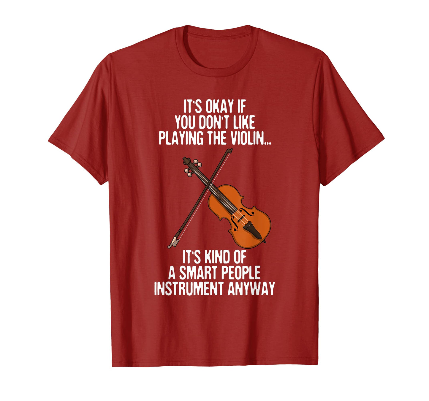 Best Violin Art For Men Women Kids Instrument Violin Player T-Shirt