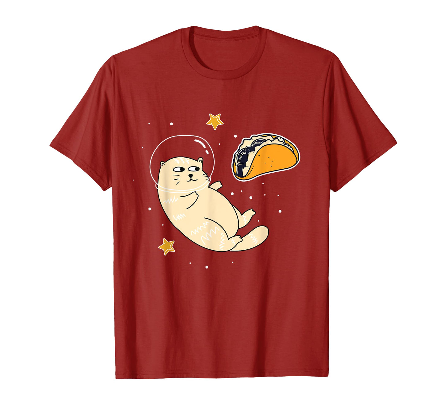Astronaut Cat in Outer Space | Taco Moon T-Shirt