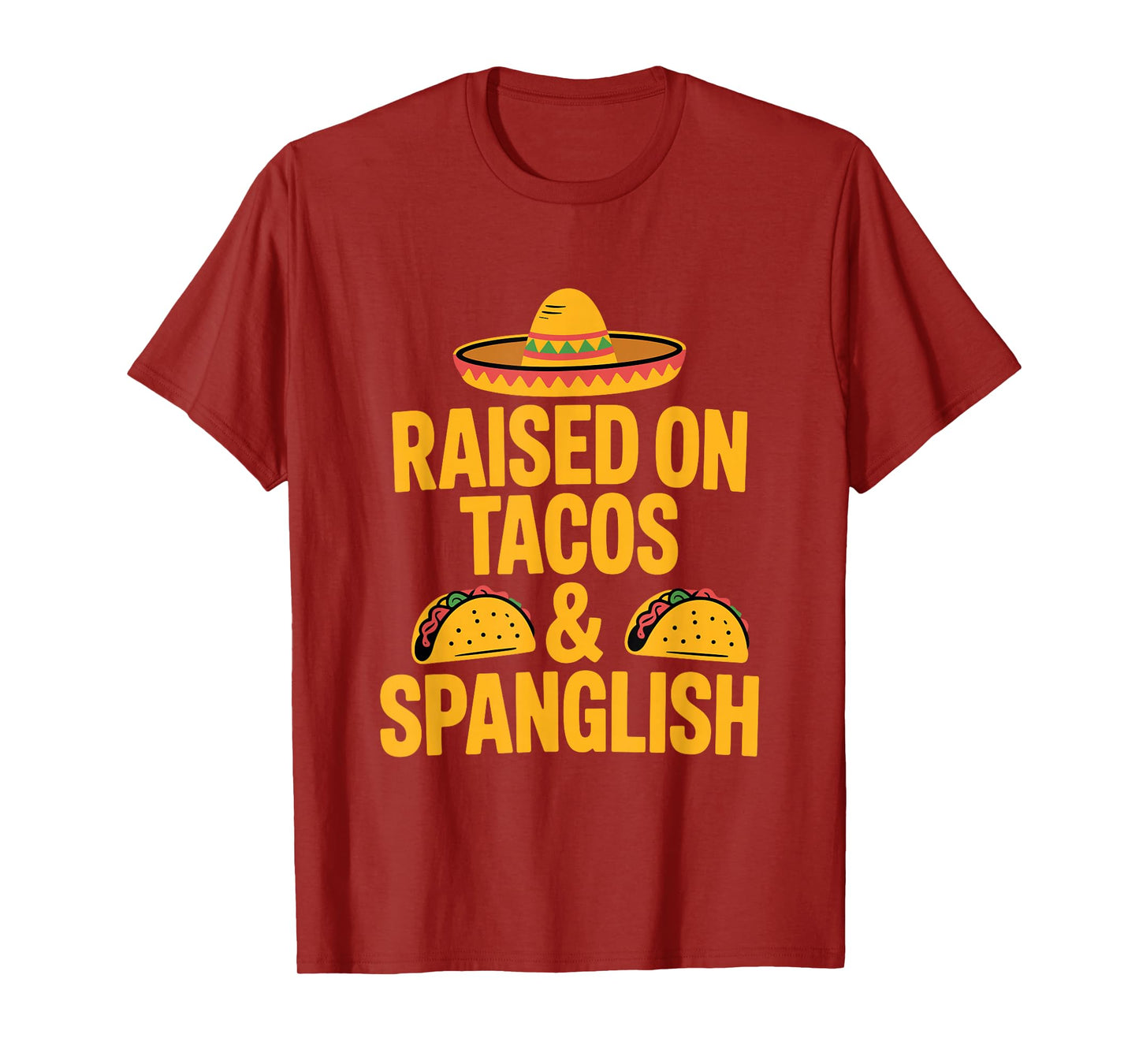 Spanglish Tacos Mexico Mexican T-Shirt