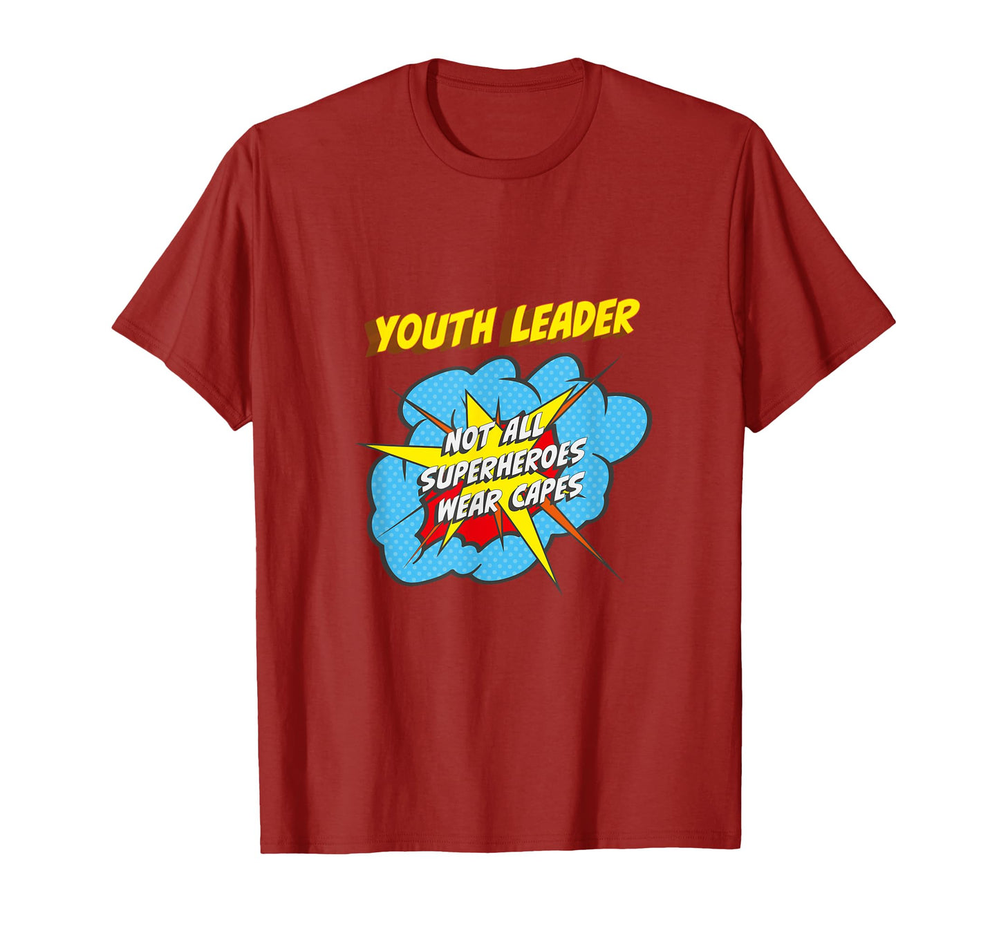 Youth Leader Funny Superhero Job T-Shirt