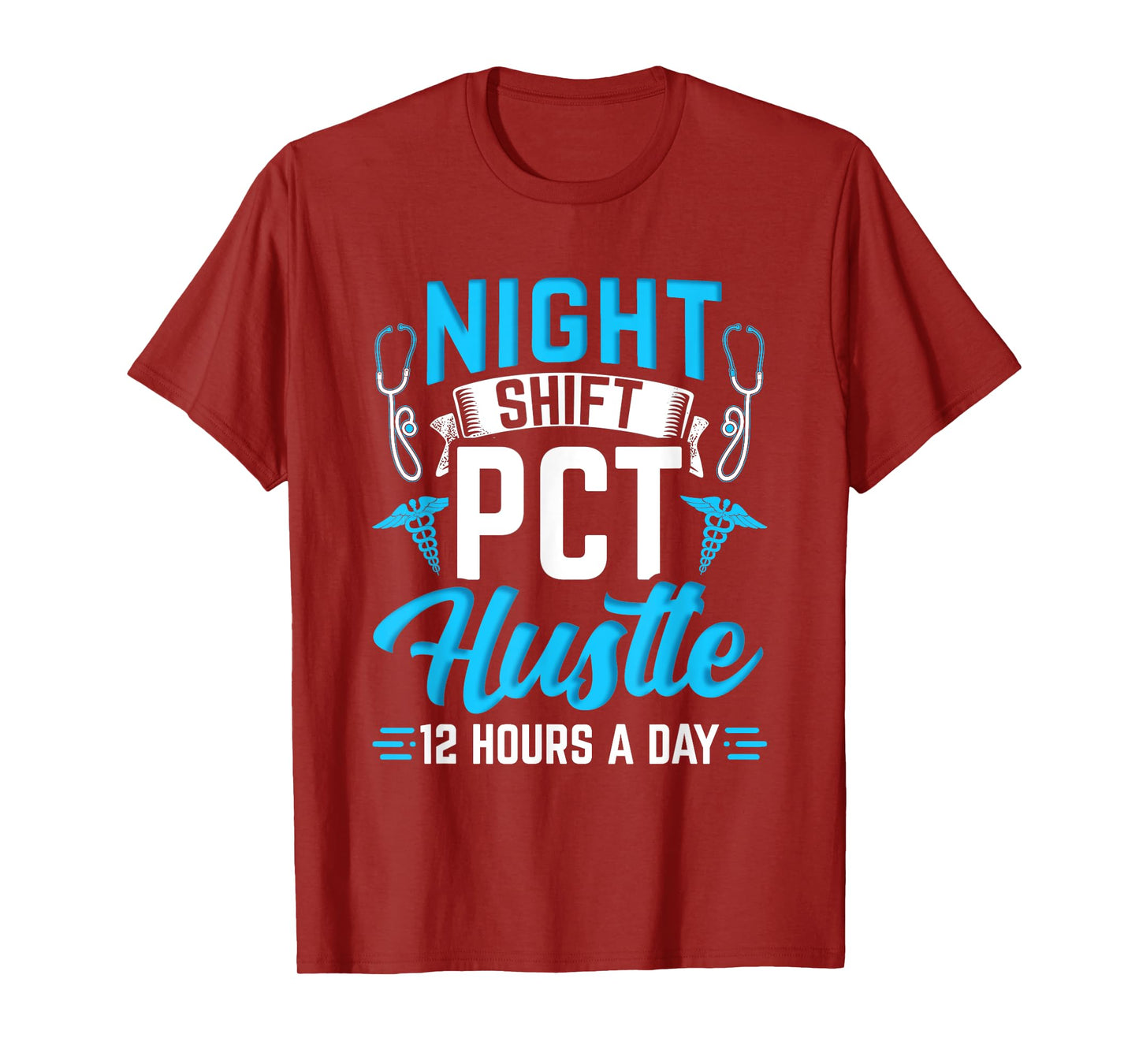 Night Shift PCT Patient Care Technician T-Shirt