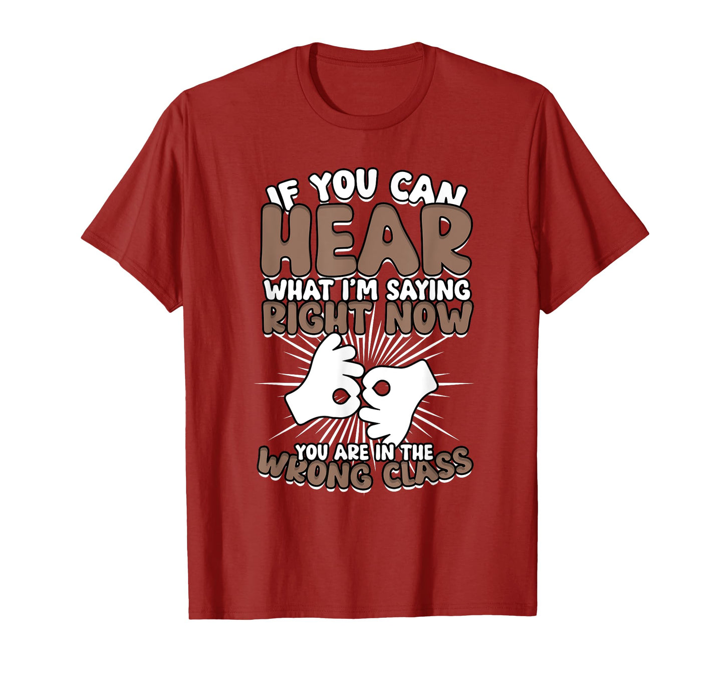 ASL Interpreter Sign Language T-Shirt