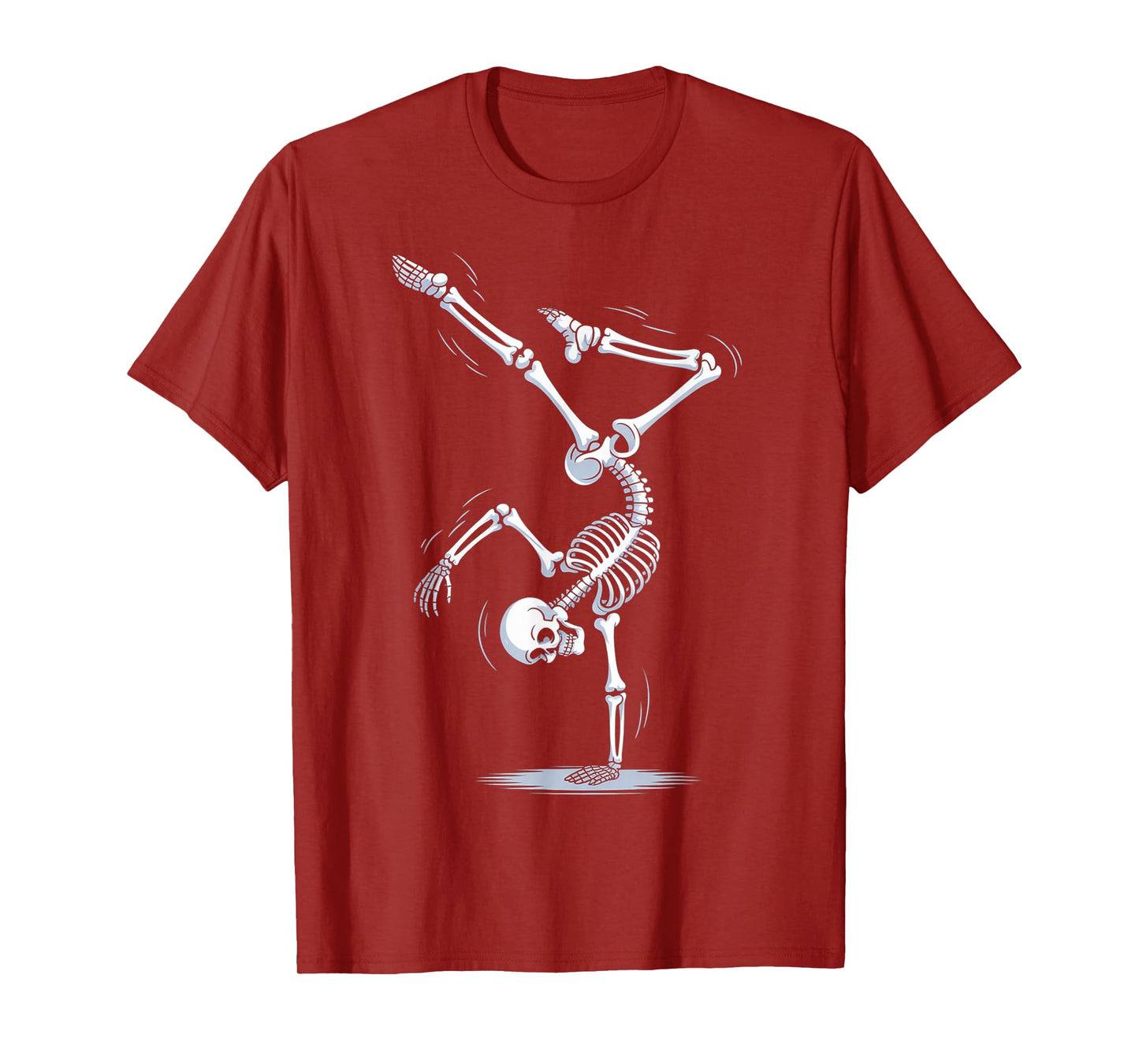 Breakdancing Skeleton Halloween Street Dance Gifts T-Shirt