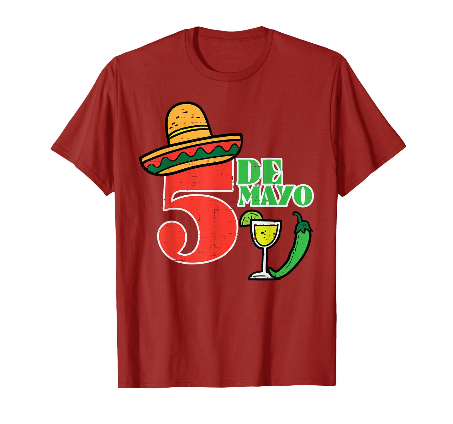 Cinco De Mayo 5 Cinco De Mayo Mexican Fiesta Party Men Women T-Shirt