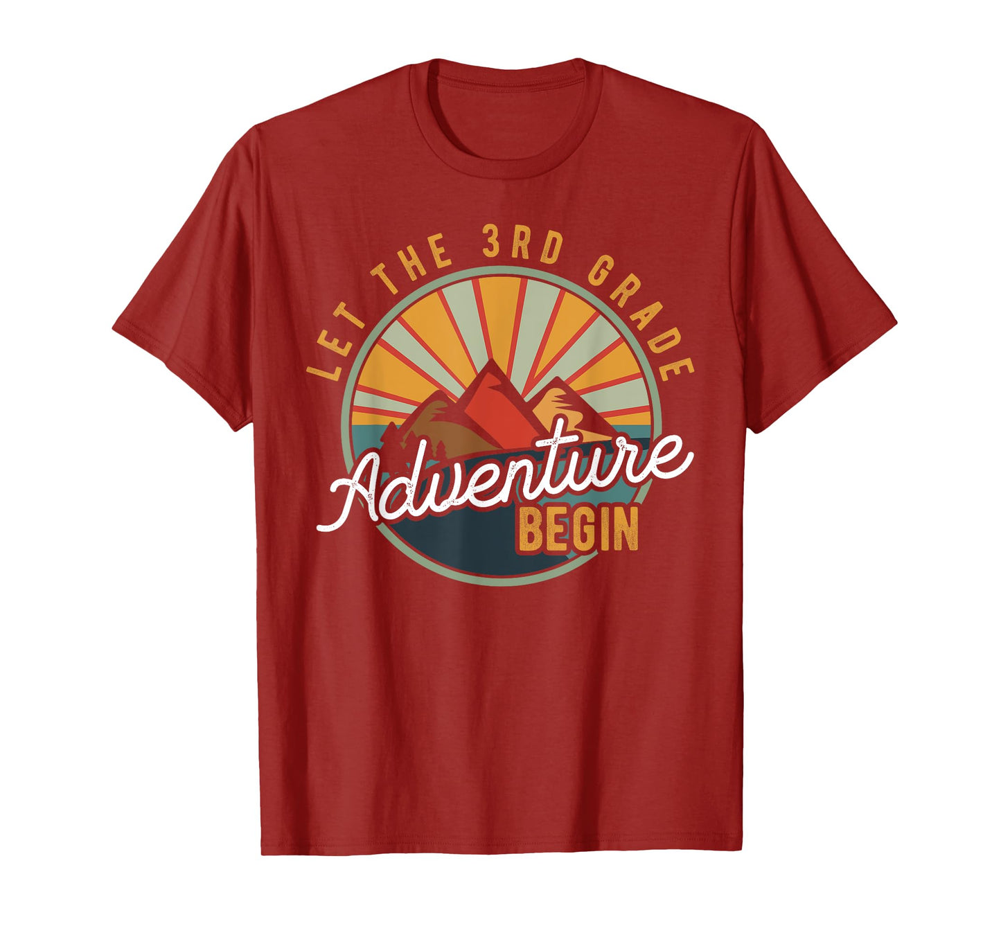 Let the 3rd Grade Adventure Begin Third Grade Teacher T-Shirt