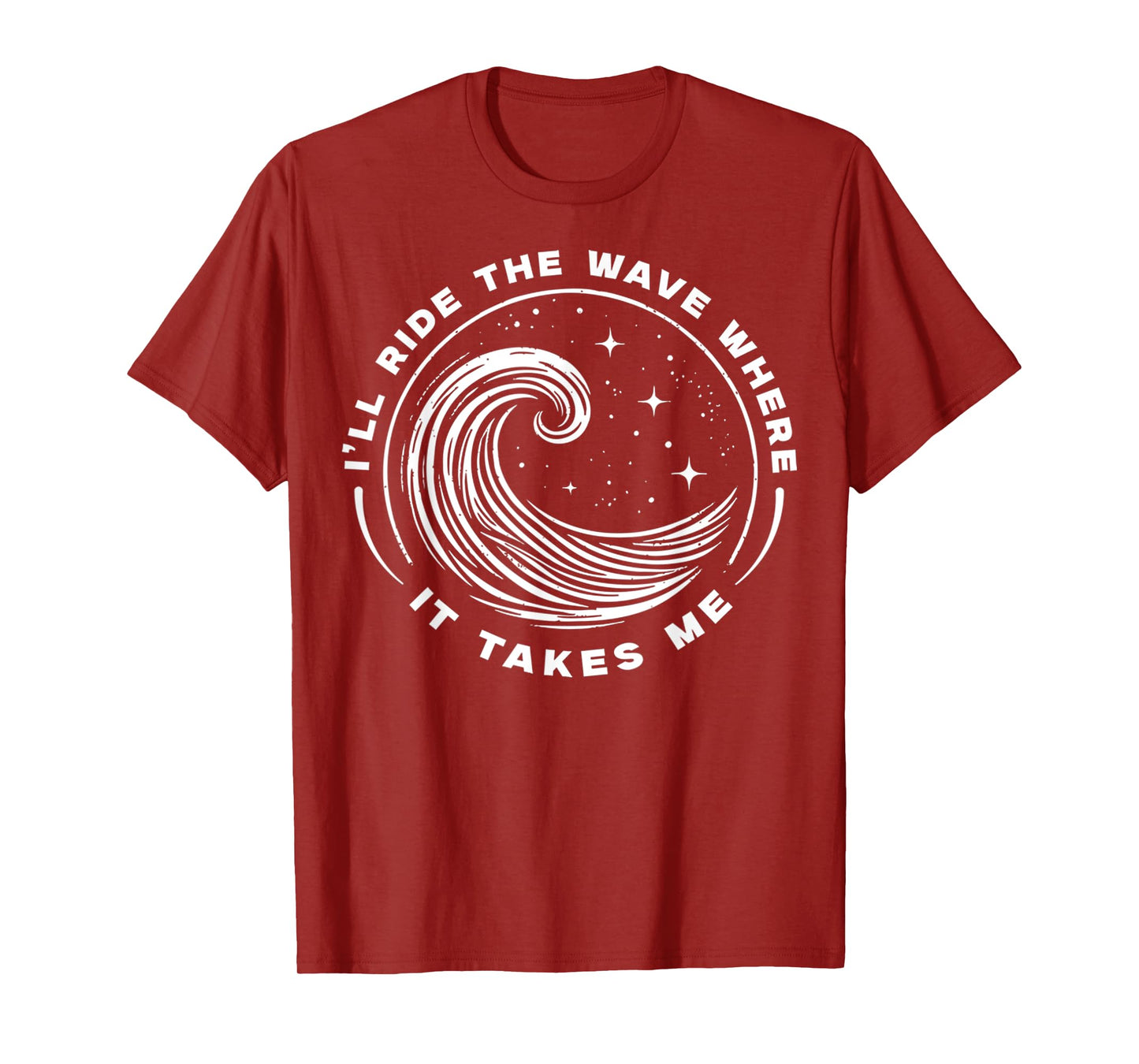 I'll Ride The Wave Where It Takes Me 90s Retro Music Fan T-Shirt