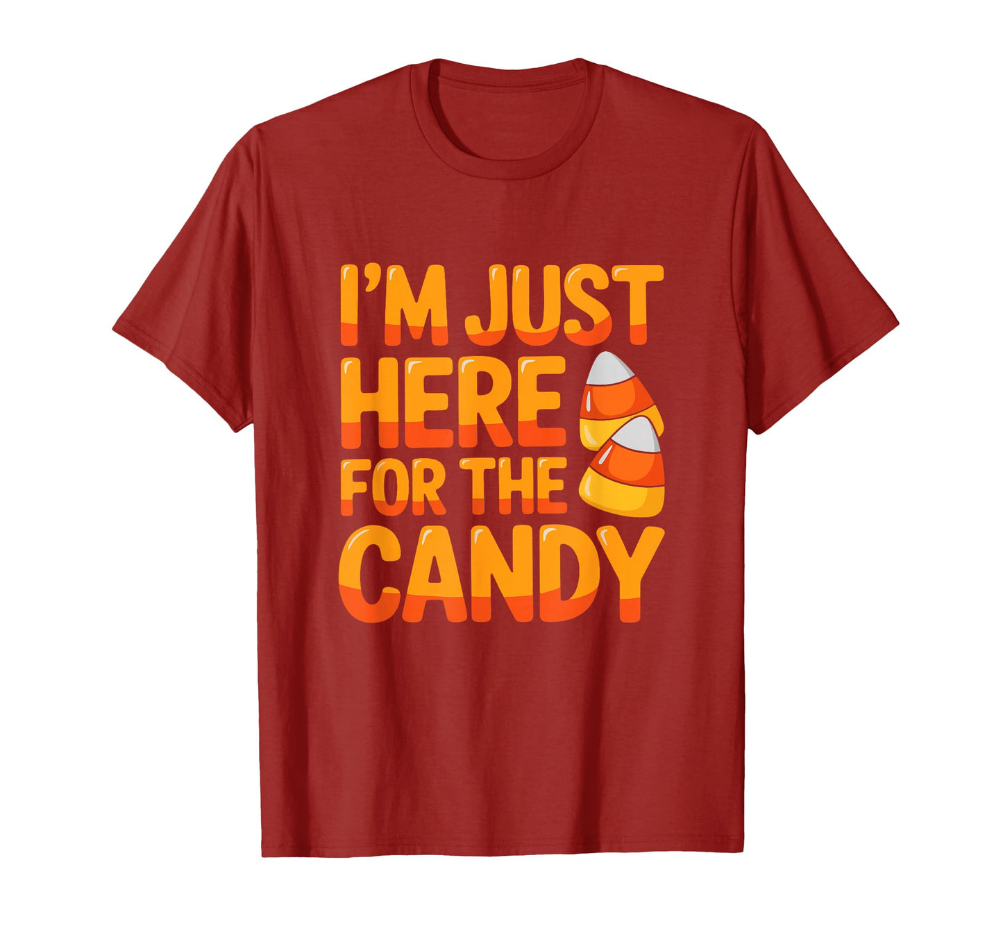 Just Here for Candy Halloween Candy Corns Lover Kids Toddler T-Shirt