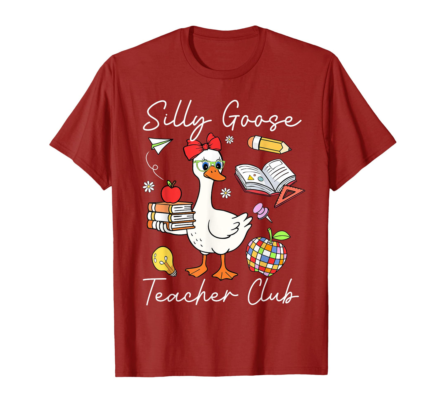 Silly Goose Teacher Club Back To School First Day Of School T-Shirt