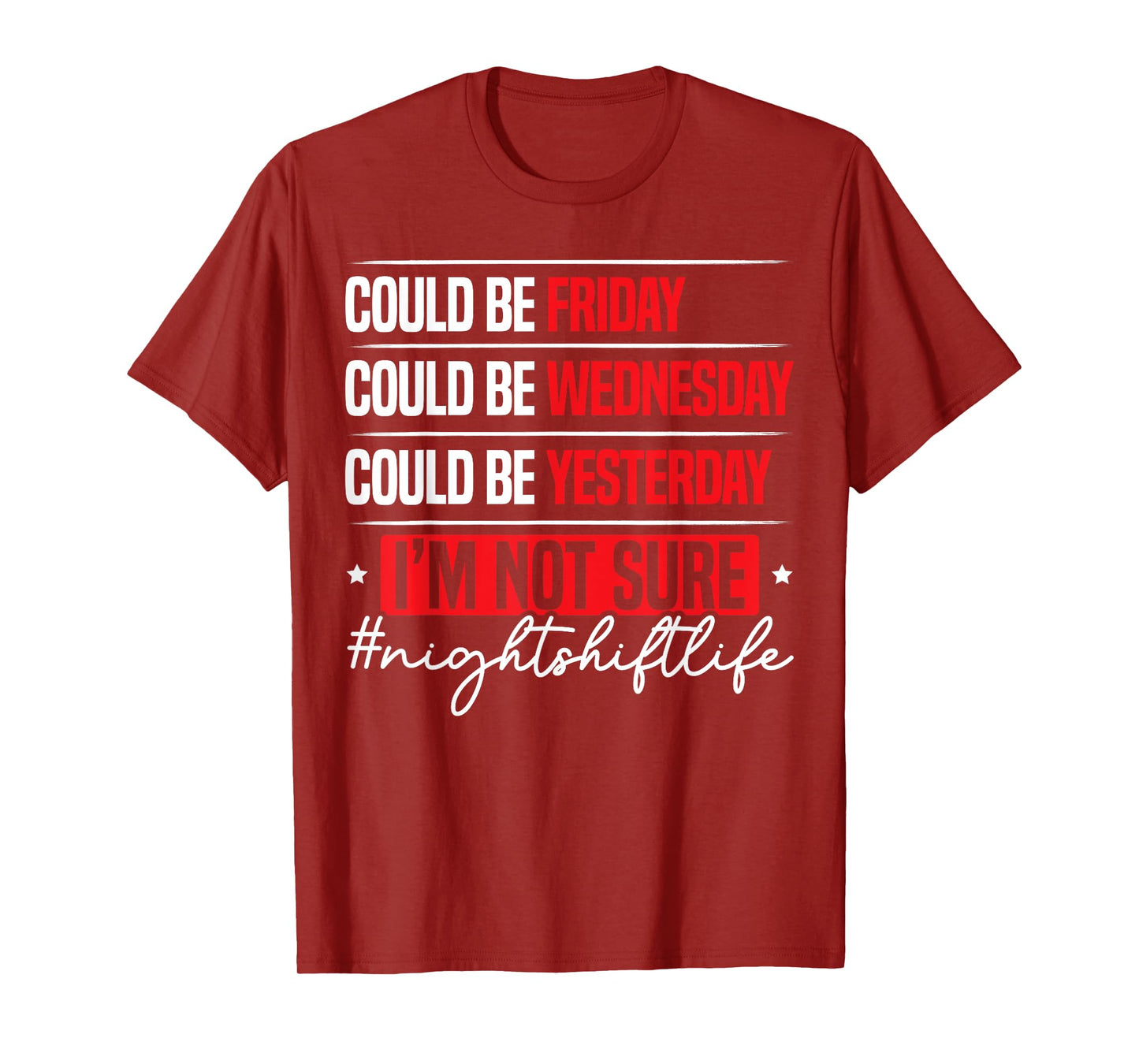 Night Shift Life Graveyard Shift Worker Employee T-Shirt