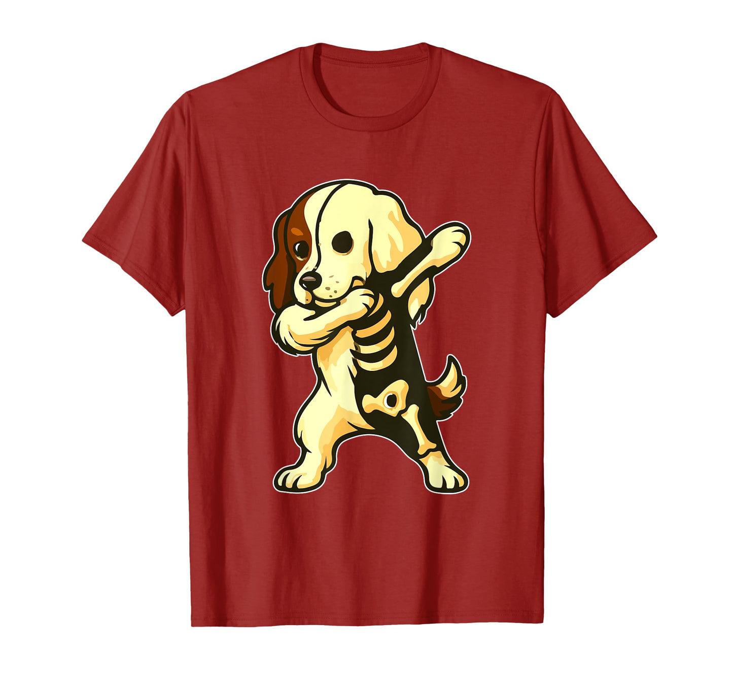 Dabbing English Springer Spaniel Half Skeleton Owner Lover T-Shirt