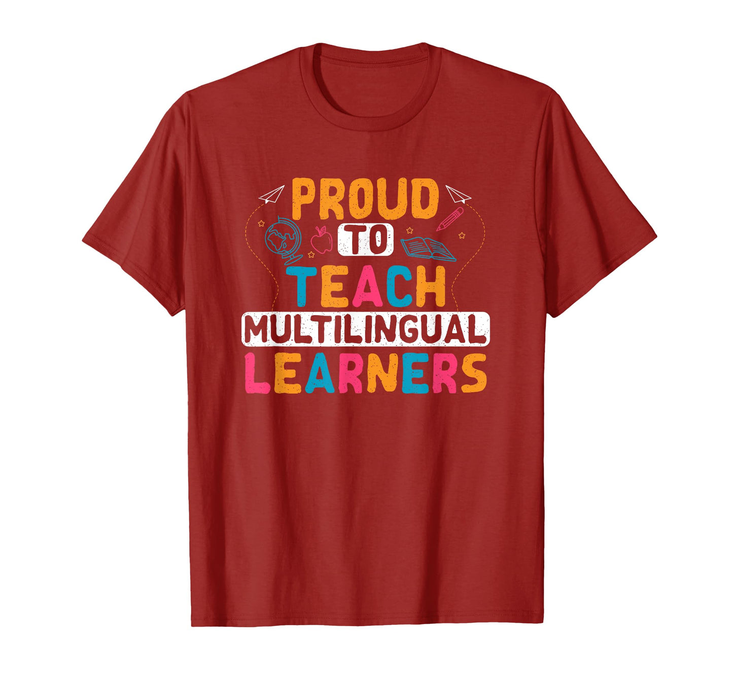 Multilingual Teacher Linguist Language ESL Teaching T-Shirt