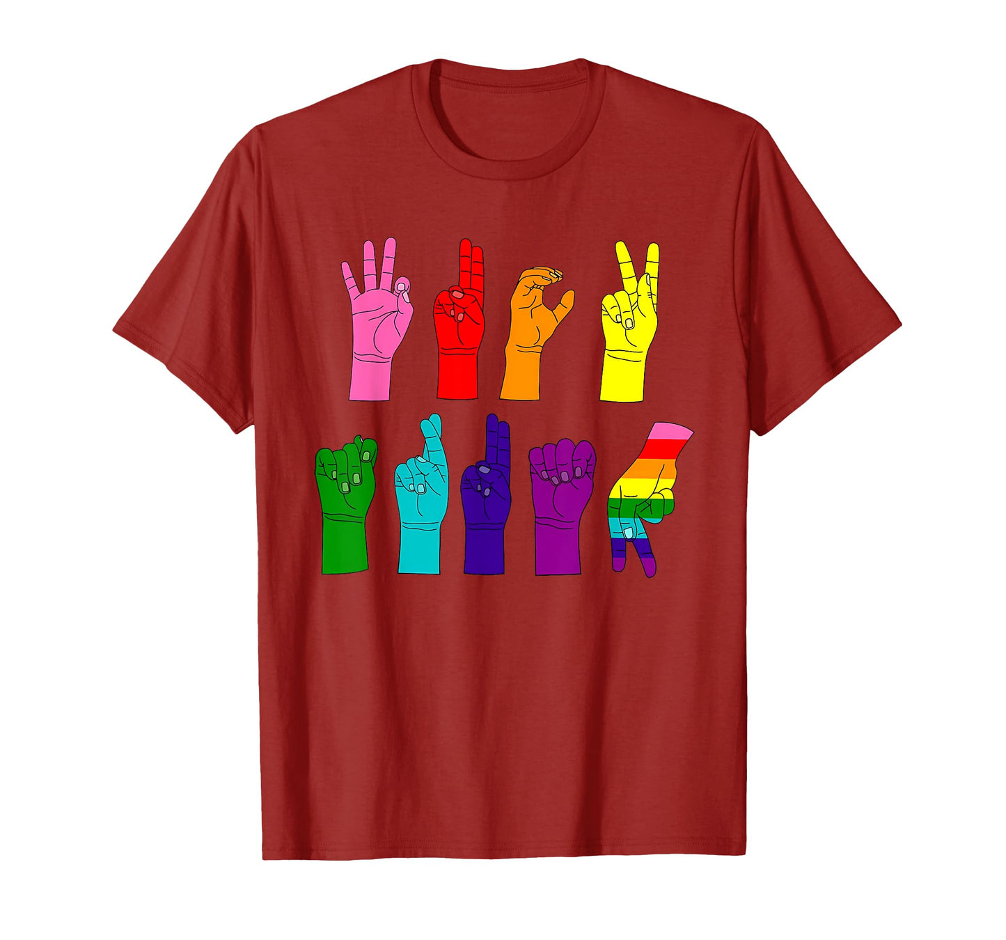 Trump Sign Language Subtle Anti Trump LGBTQ T-Shirt