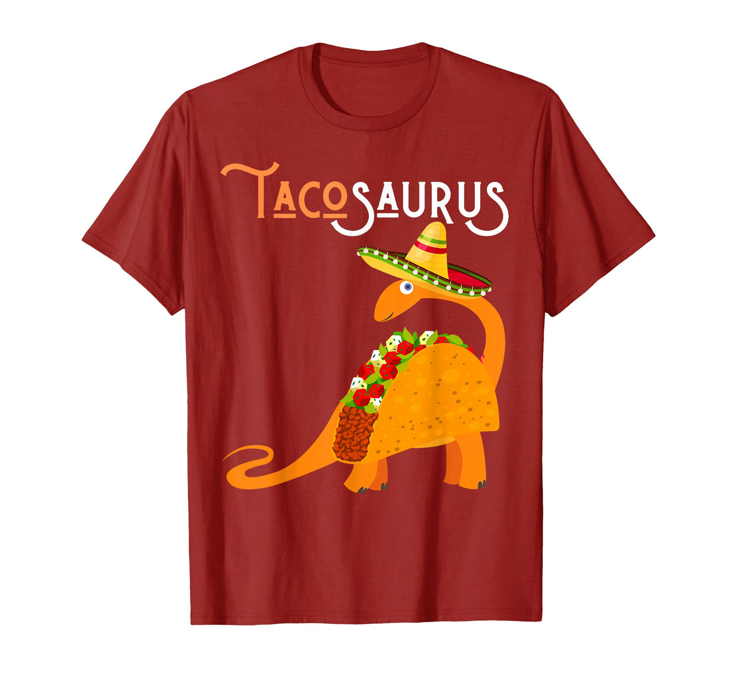 Tacosaurus Taco Dinosaur Cinco De Mayo Tacos Girls Boys Fun T-Shirt