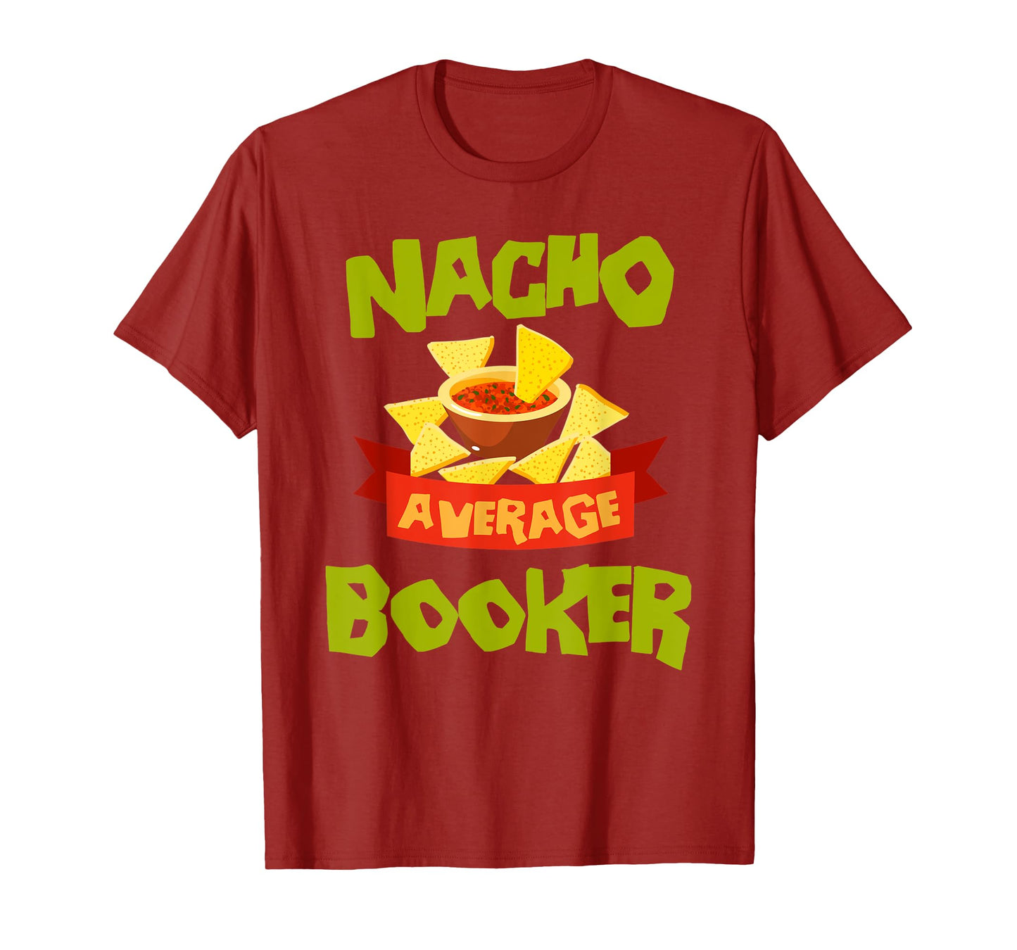 NACHO AVERAGE BOOKER Funny Birthday Personalized Name Gift T-Shirt