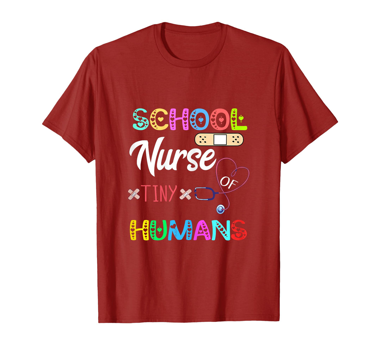 School Nurse Of Tiny Humans Nursing School Nursing Schooling T-Shirt