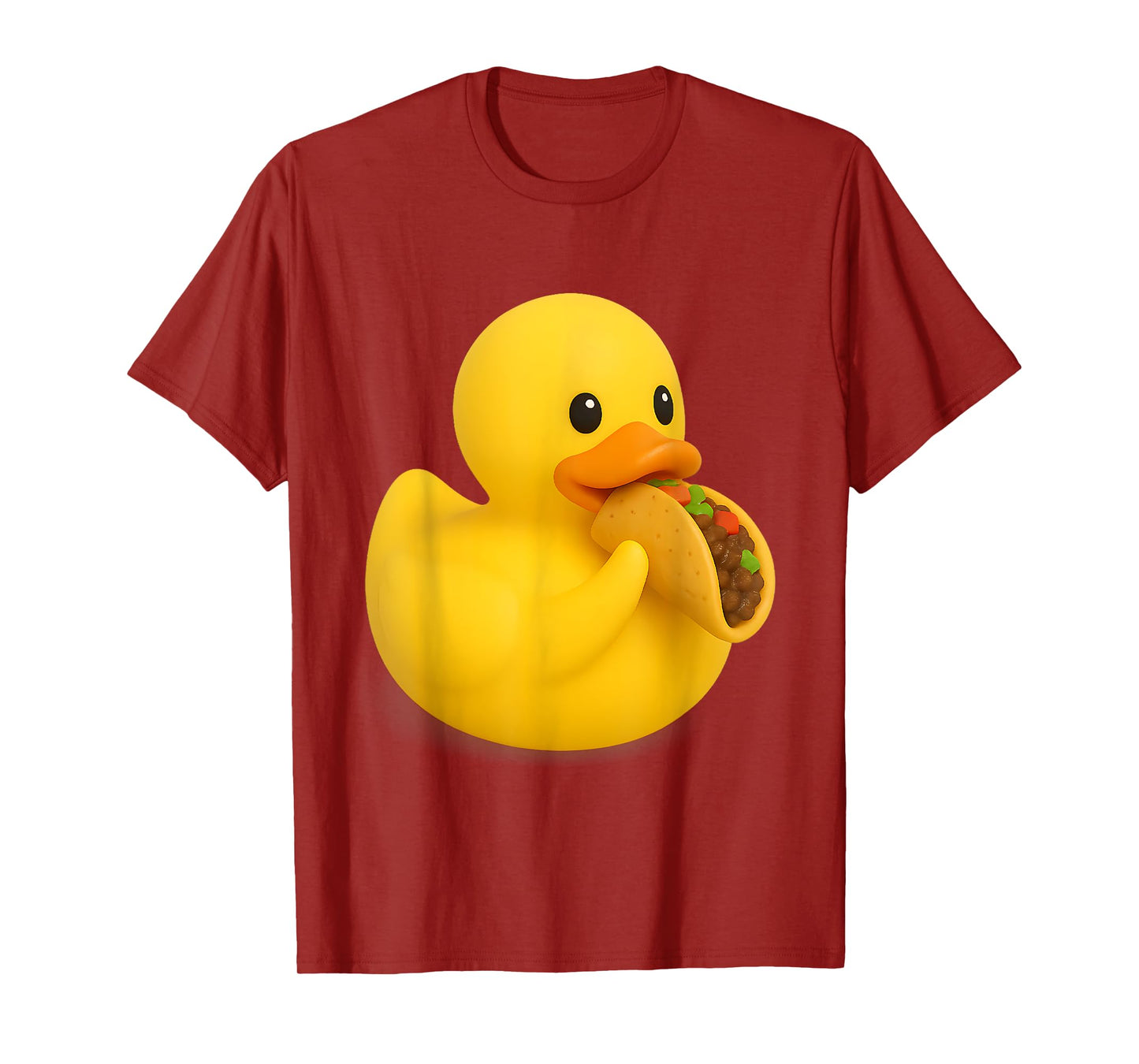 Rubber Duck Eating Tacos T-Shirt