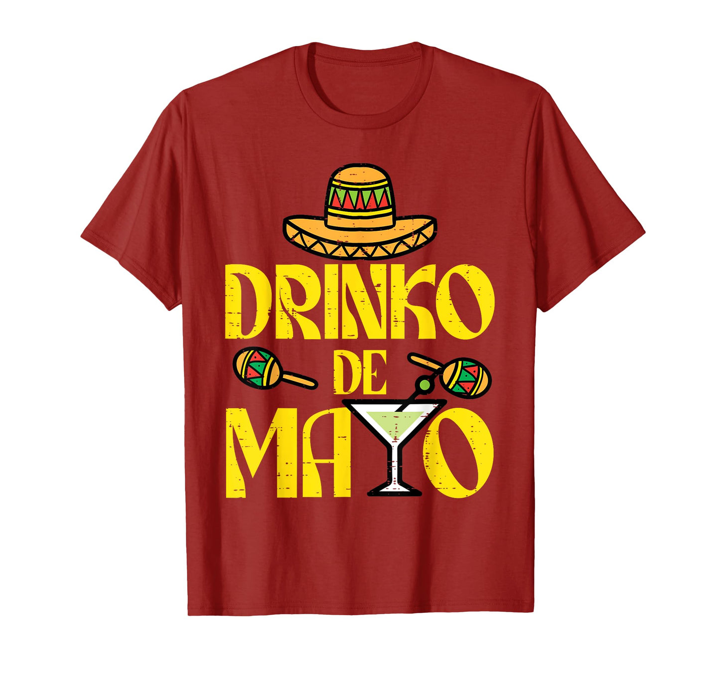 Drinko De Mayo Funny Cinco De Mayo Mexican Fiesta Party T-Shirt
