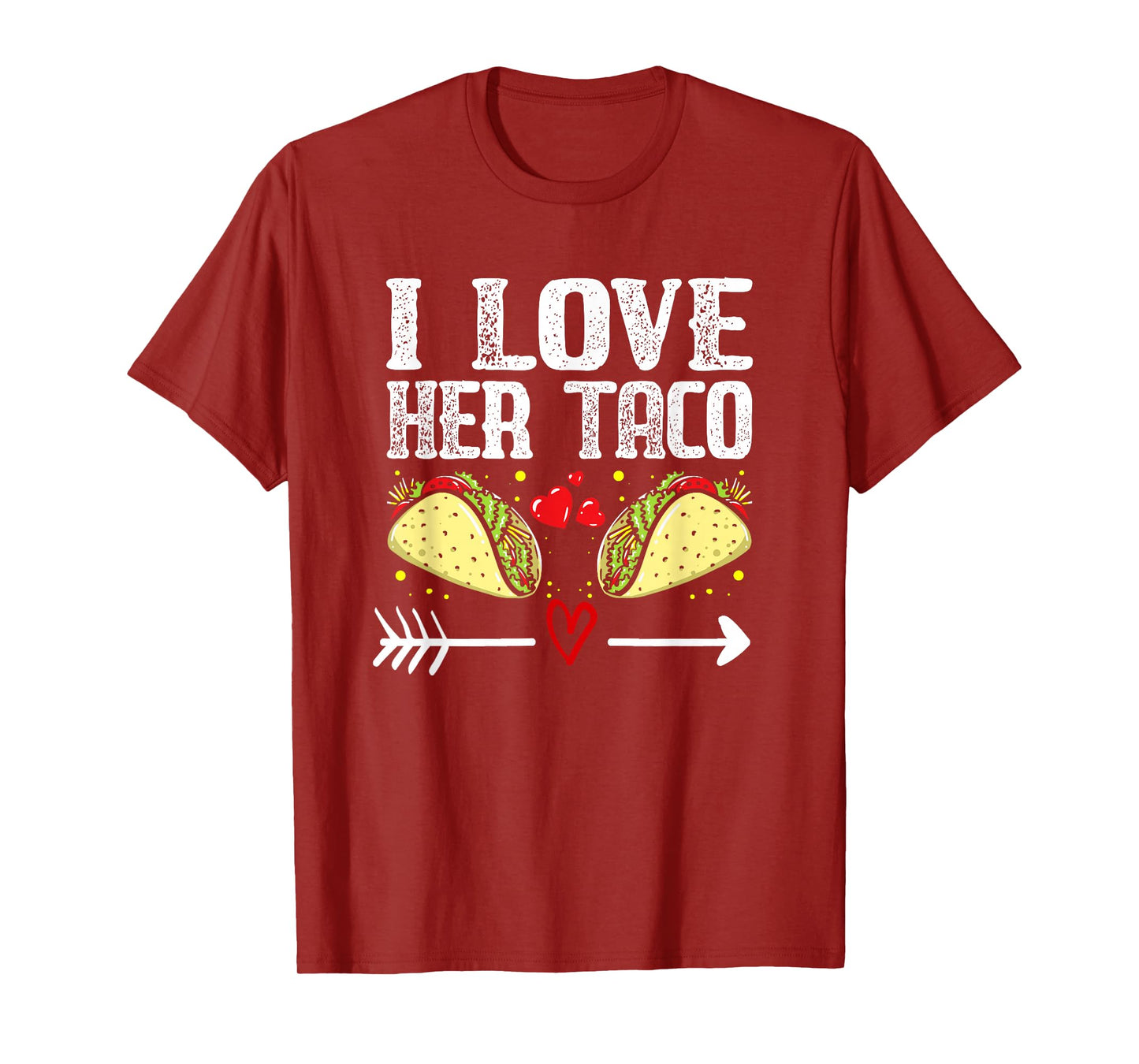 Mexican Couple Cinco De Mayo I Love Her Taco T-Shirt