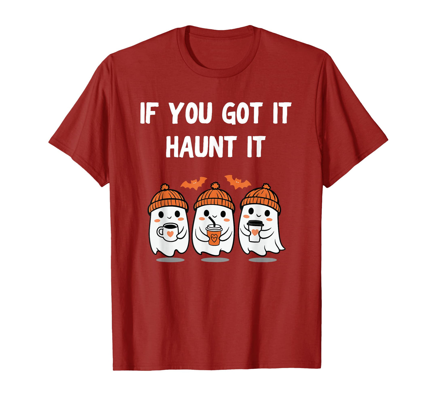Funny Halloween Shirt – If You Got It Haunt It Skeleton T-Shirt