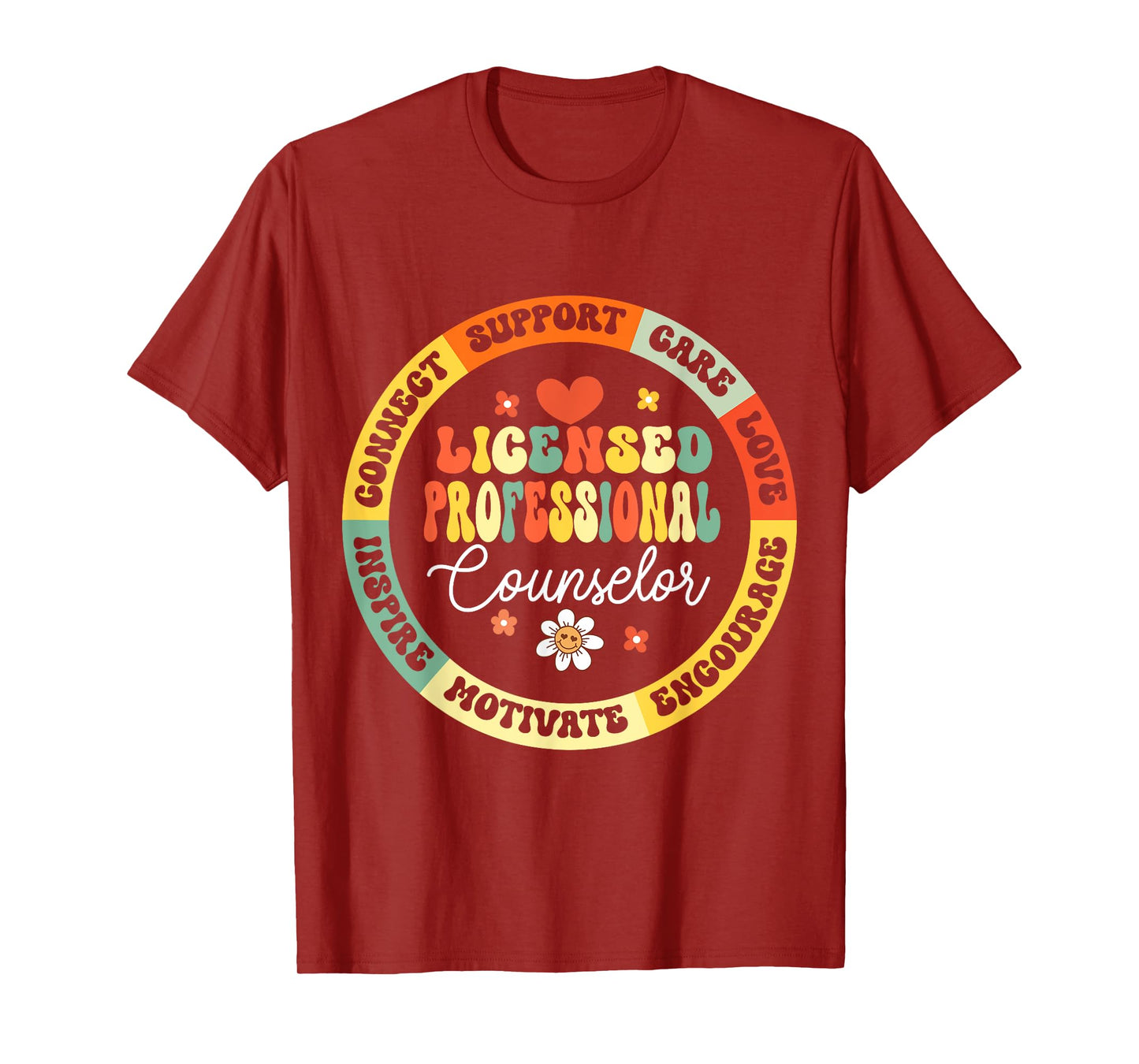LPC Licensed Professional Counselor School Counseling Office T-Shirt