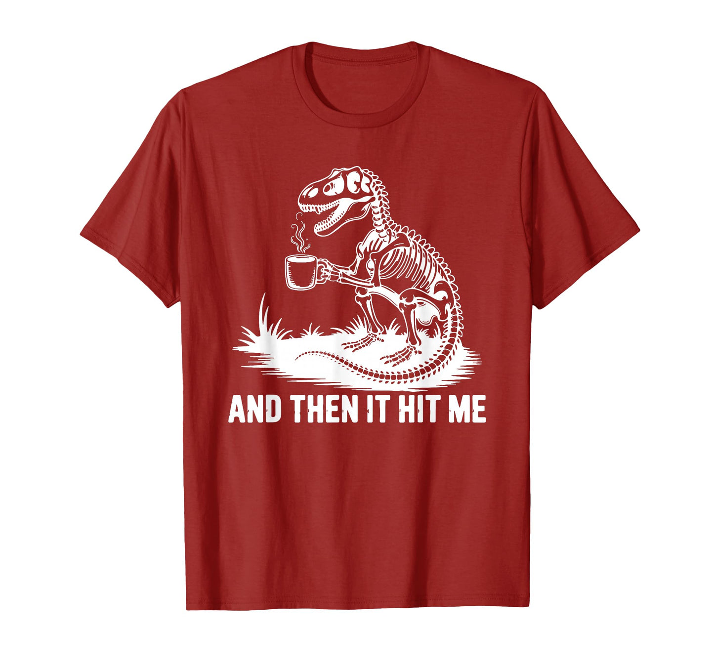 Funny Dinosaur Skeleton Goth Halloween Costume Outfit T-Shirt