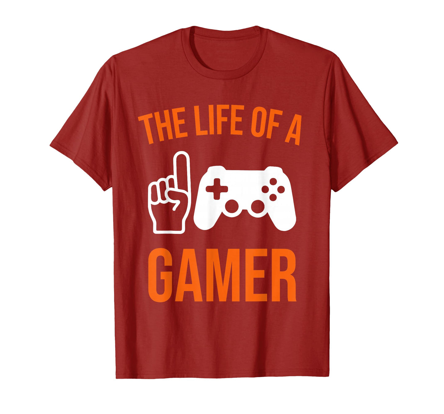 Halloween Skeleton Life of A Gamer Pumpkin Video Game Spooky T-Shirt