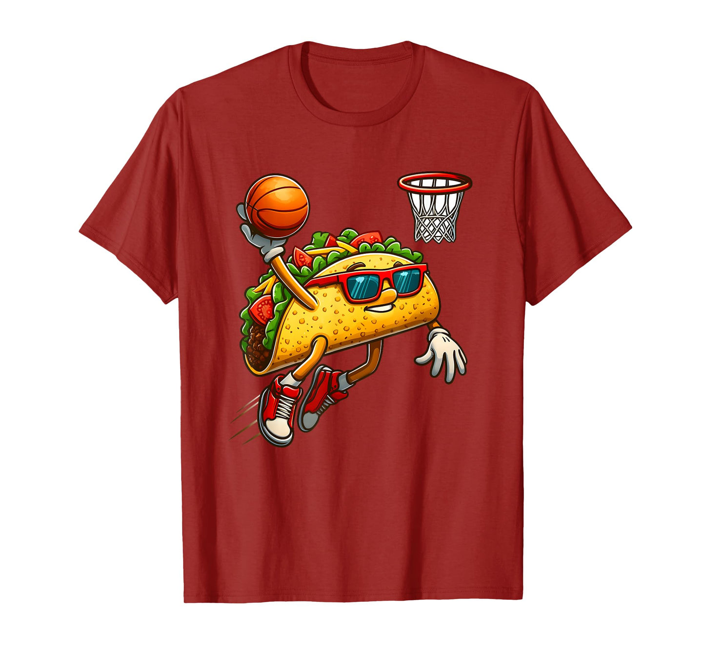 Slam Dunk Fiesta - Basketball Taco Fun T-Shirt