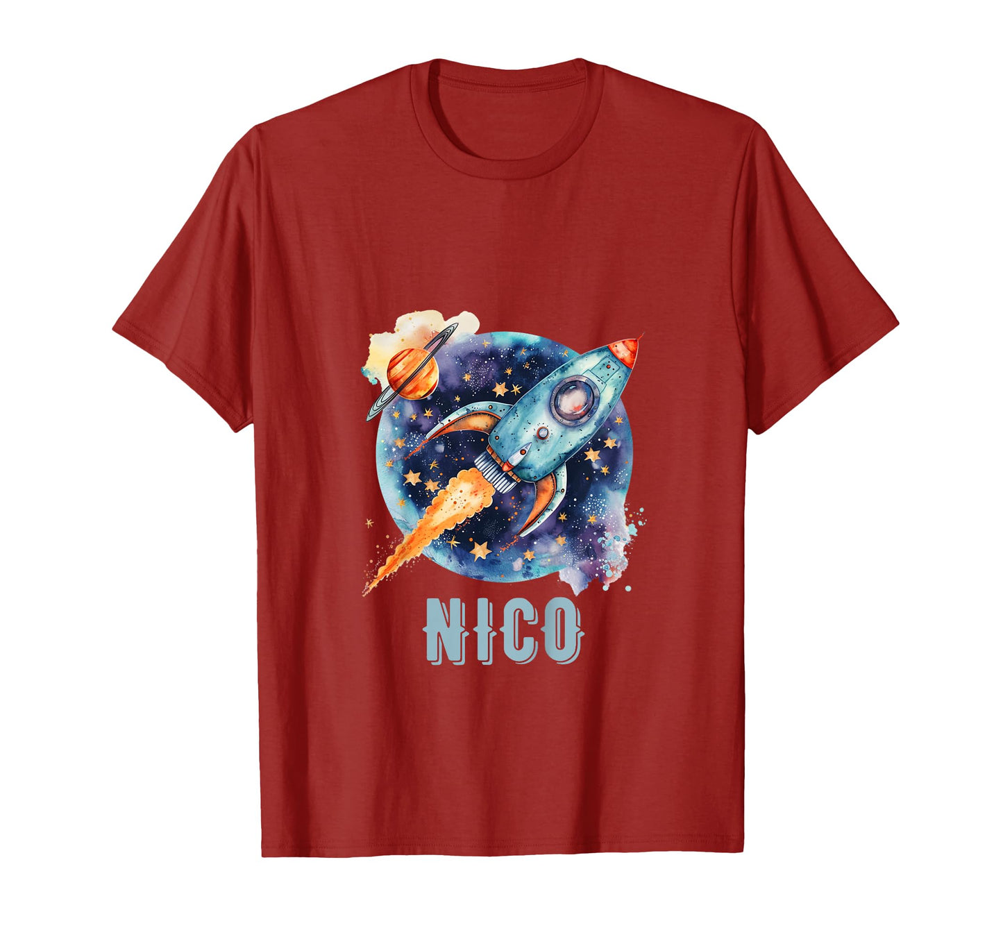 Kids NICO Name Baby Boy Nursery Room Theme Decor Gifts T-Shirt
