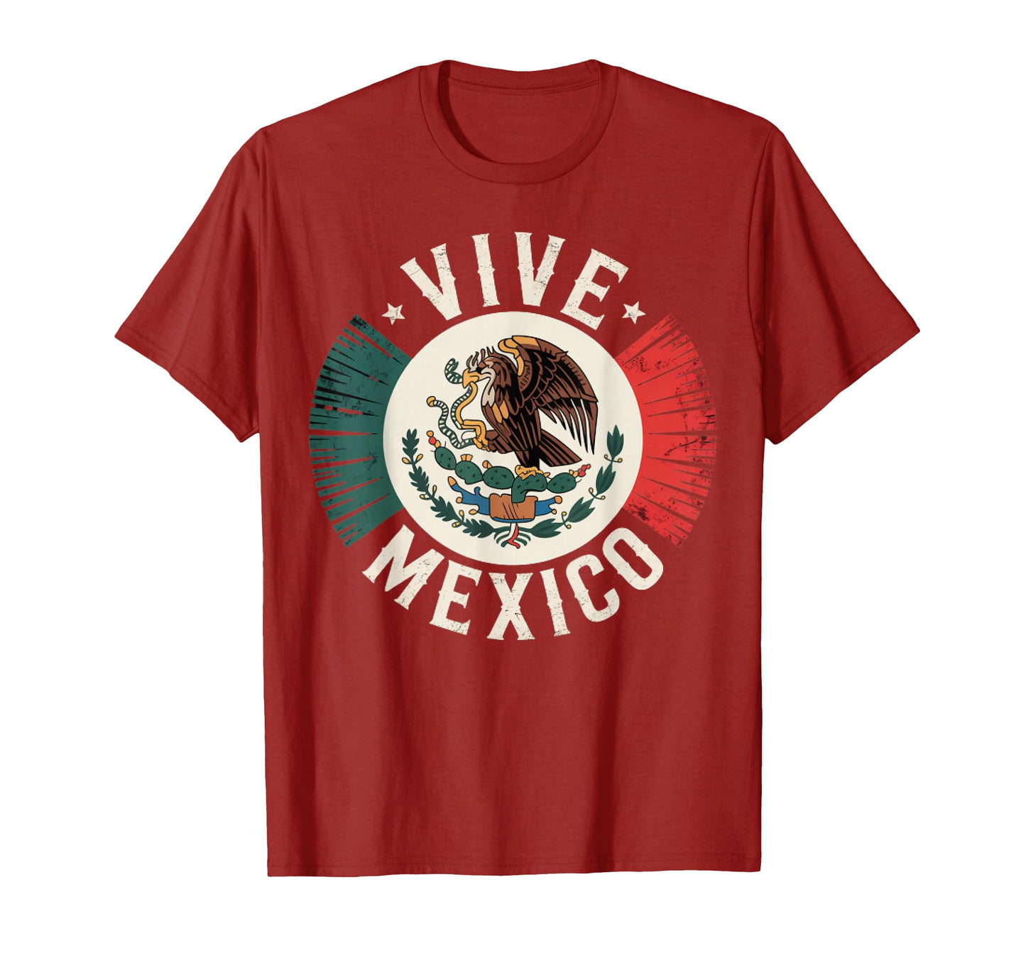 Viva Mexico Flag Mexican Independence Day T-Shirt