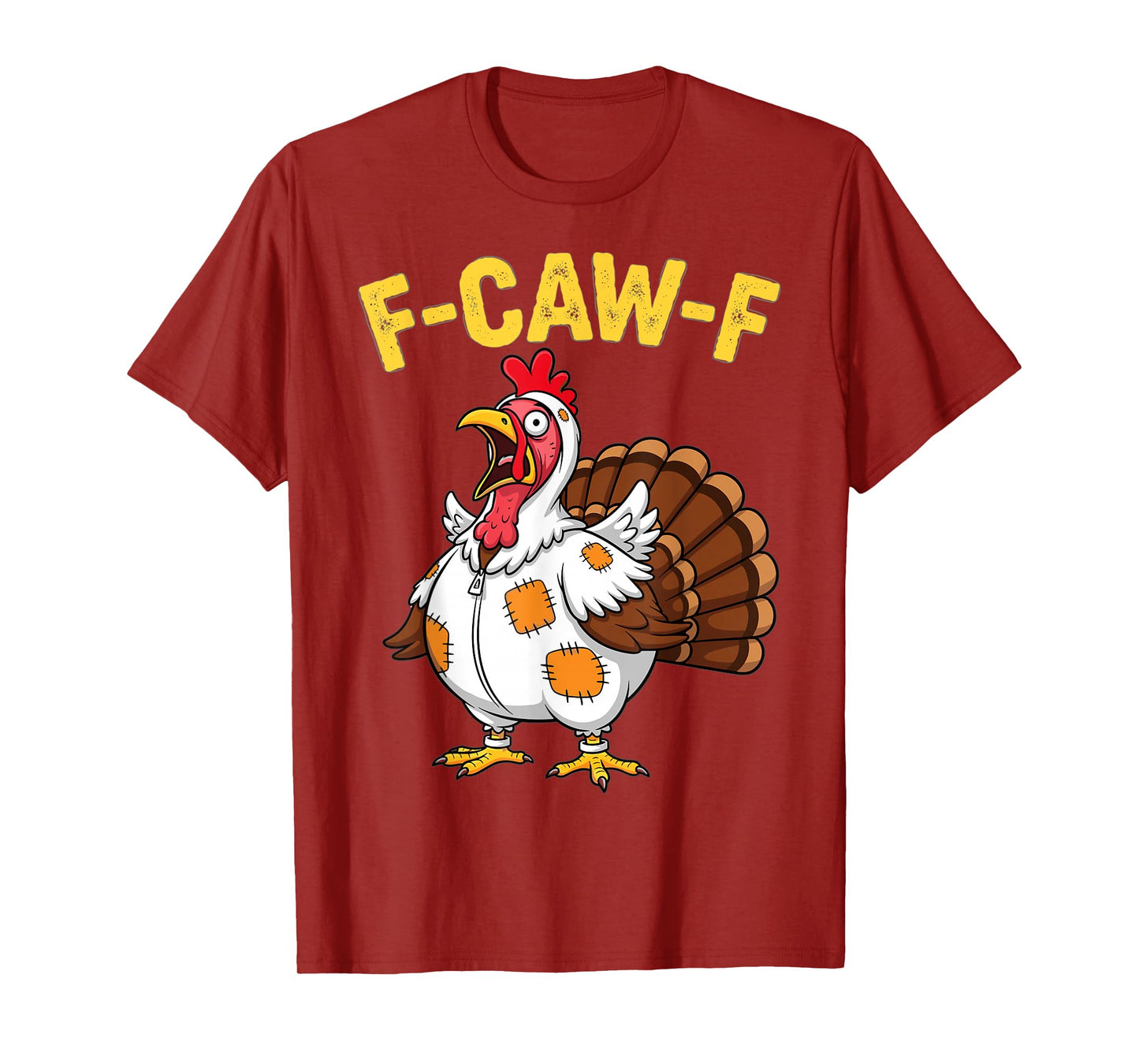 Thanksgiving Funny Chicken Dressed As Turkey Humor T-Shirt