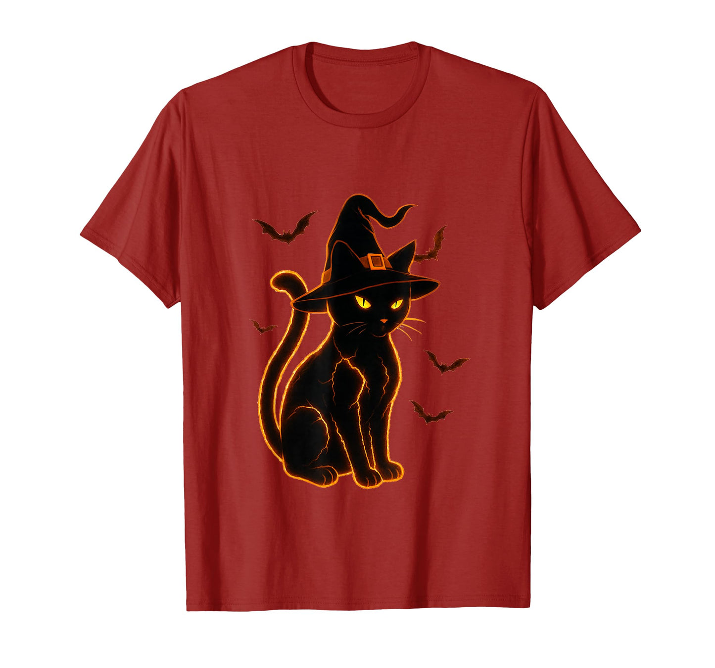 Cat Halloween Pumpkin Black Cat T-Shirt