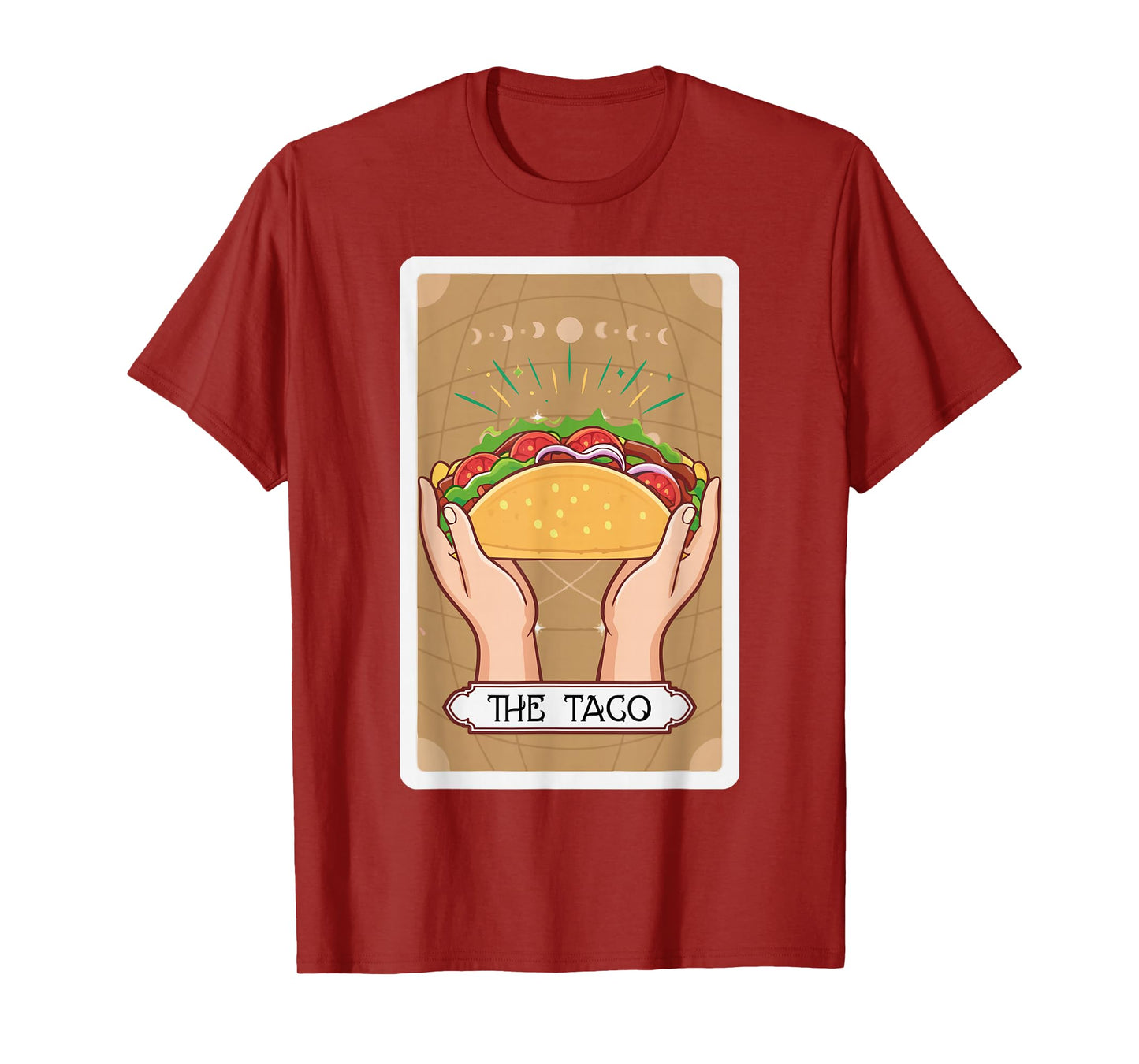 Funny The Taco Tarot Card Taco Mexican Food Lover T-Shirt