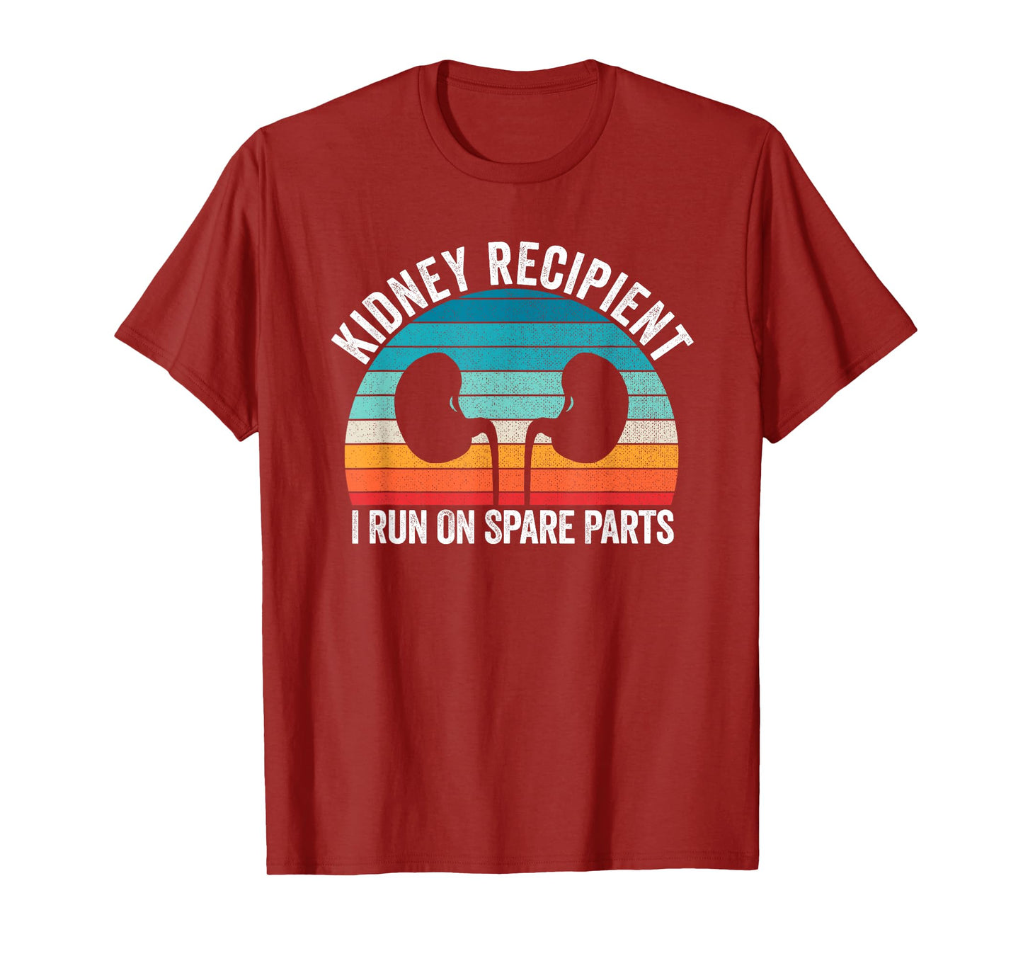 I Run On Spare Parts Kidney Recipient Transplant Awareness T-Shirt